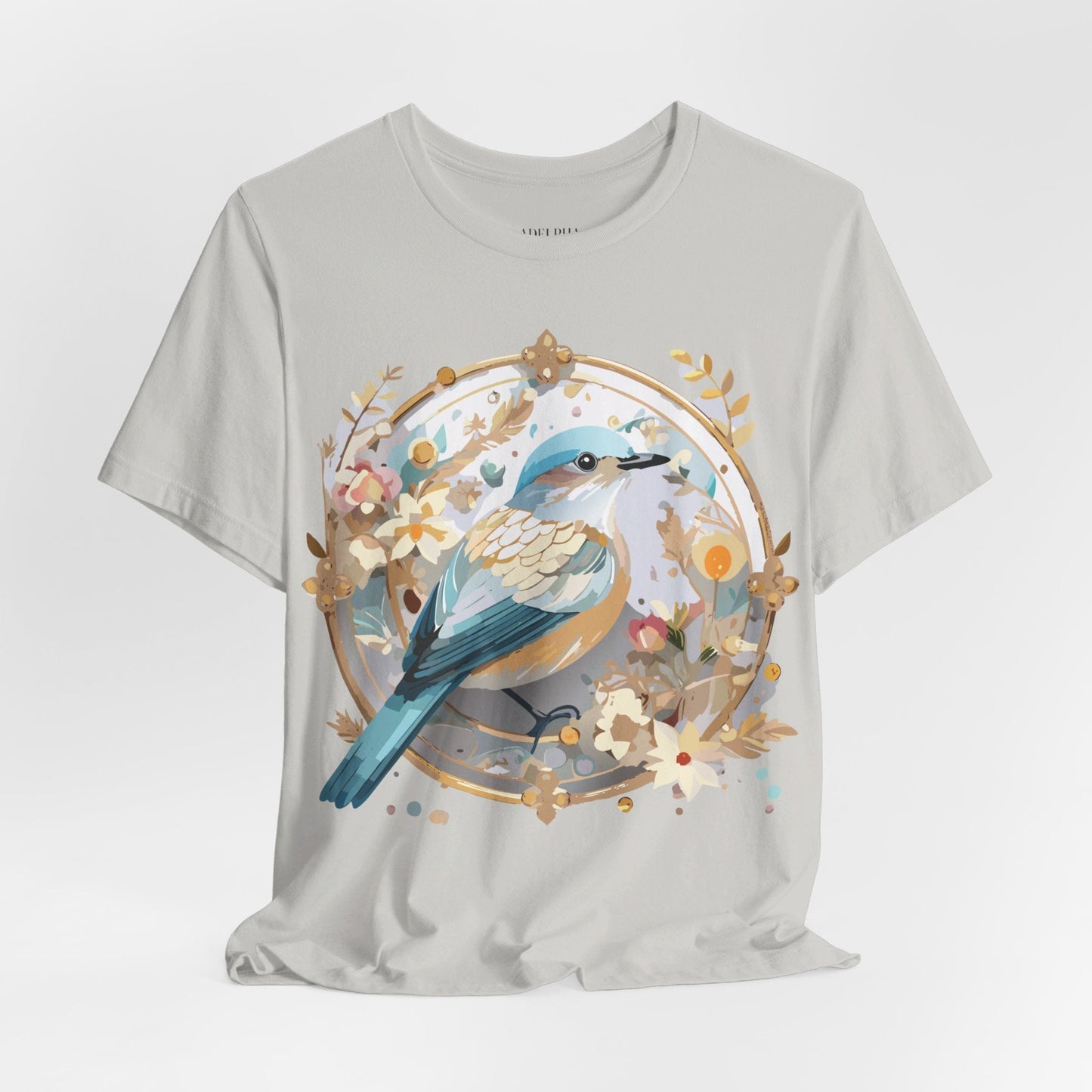 Adelpha Medallion Graphic T Shirt Unisex Short Sleeve Vintage Inspired Art Design