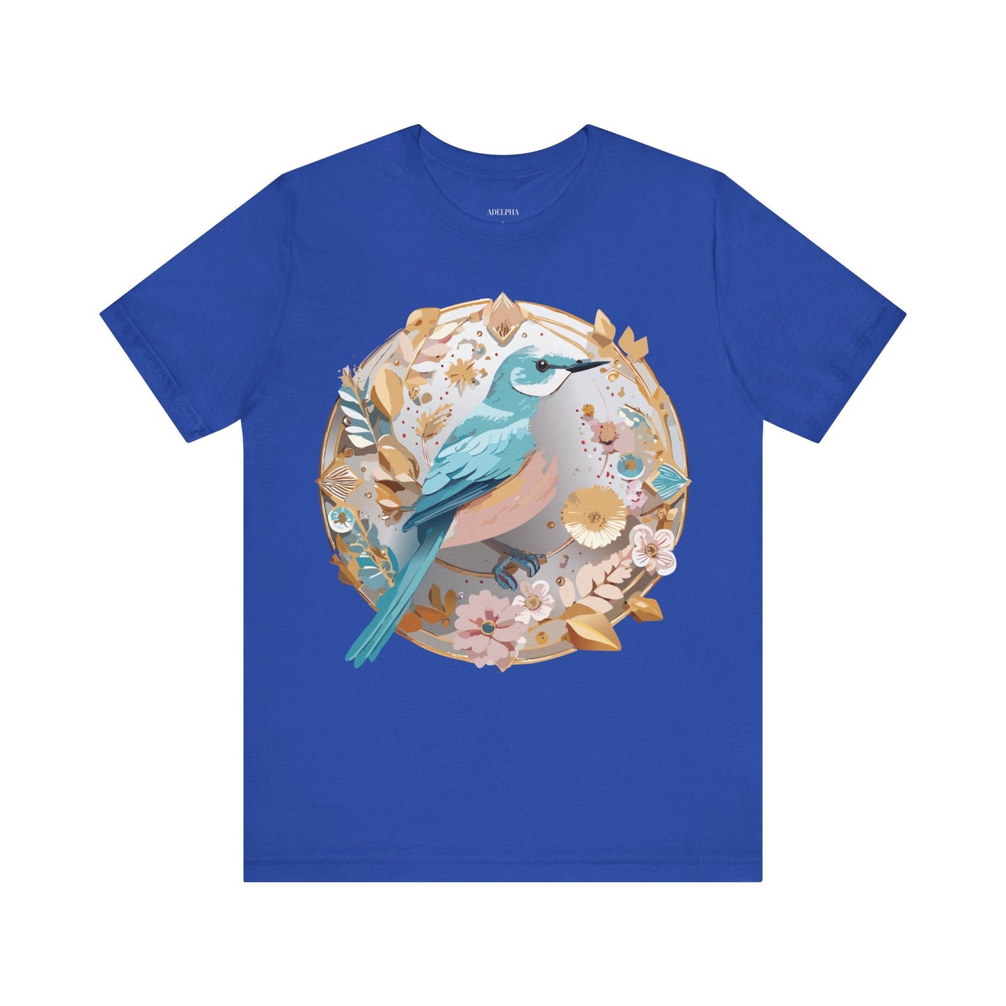 Adelpha Graphic T Shirt Unisex Jersey Short Sleeve Medallion Artwork Vintage Inspired Tee