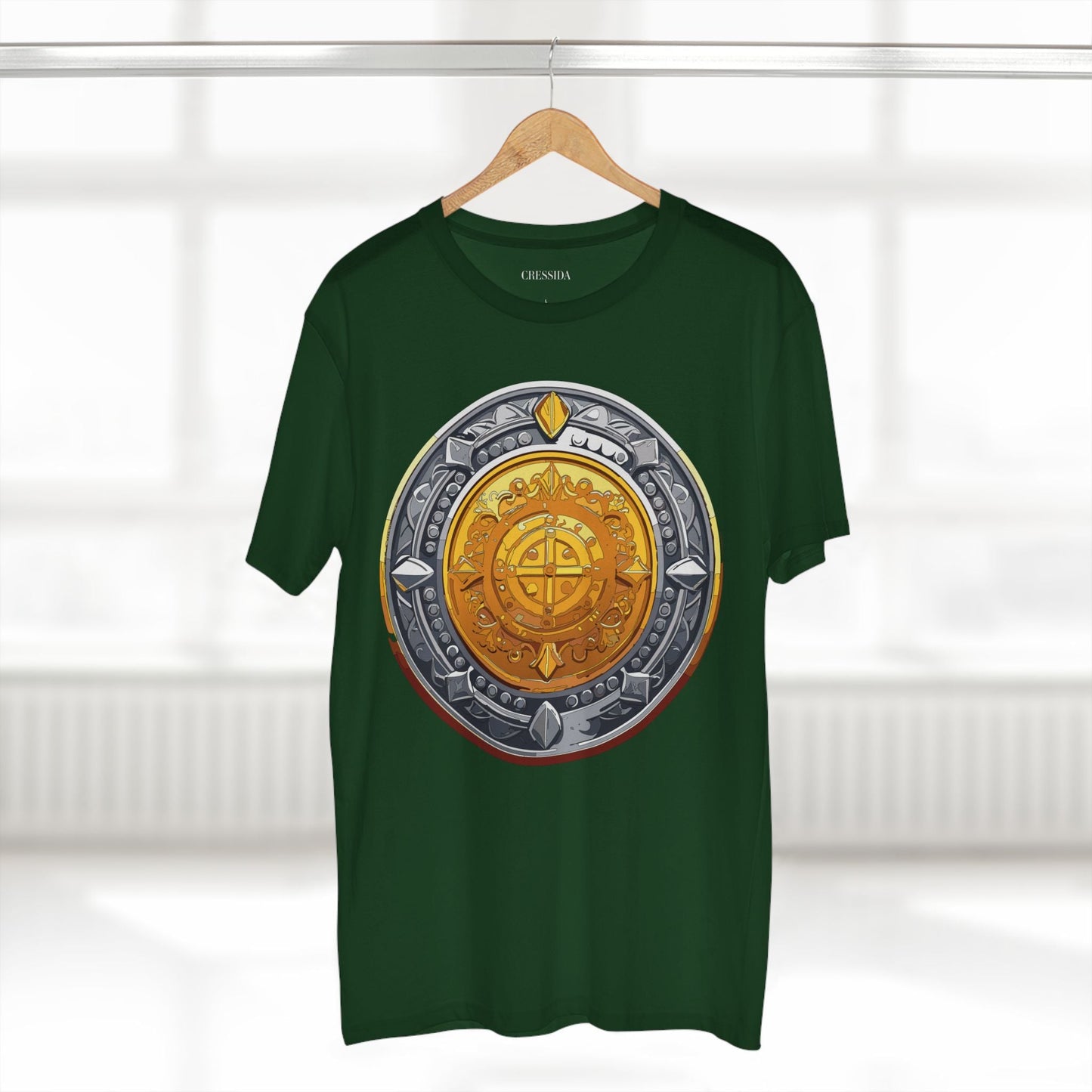 Antique Gold Coin Graphic Design T-Shirt Unisex 100 Cotton With Golden Print Artwork Tee 4