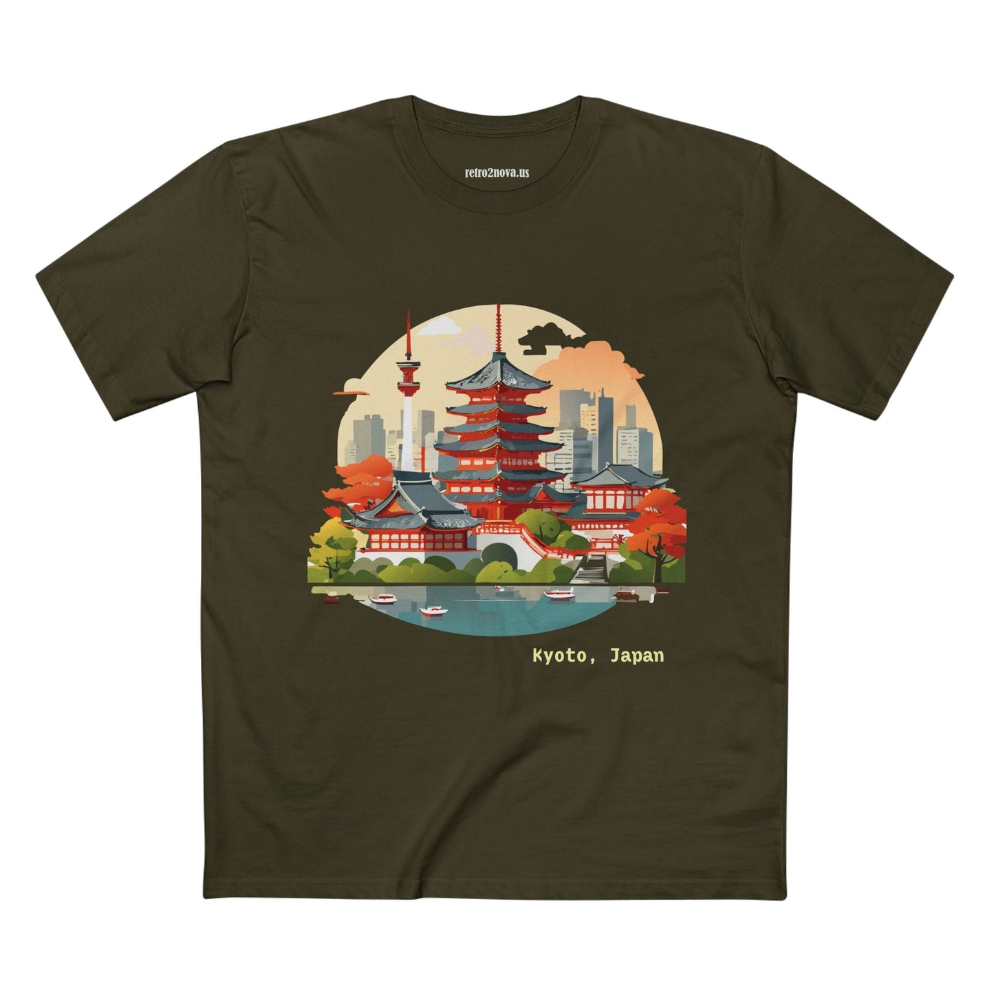 Travel Shirt Japan Tourist Shirt Unisex Premium Cotton Tee With Original Art Design Retro2Nova