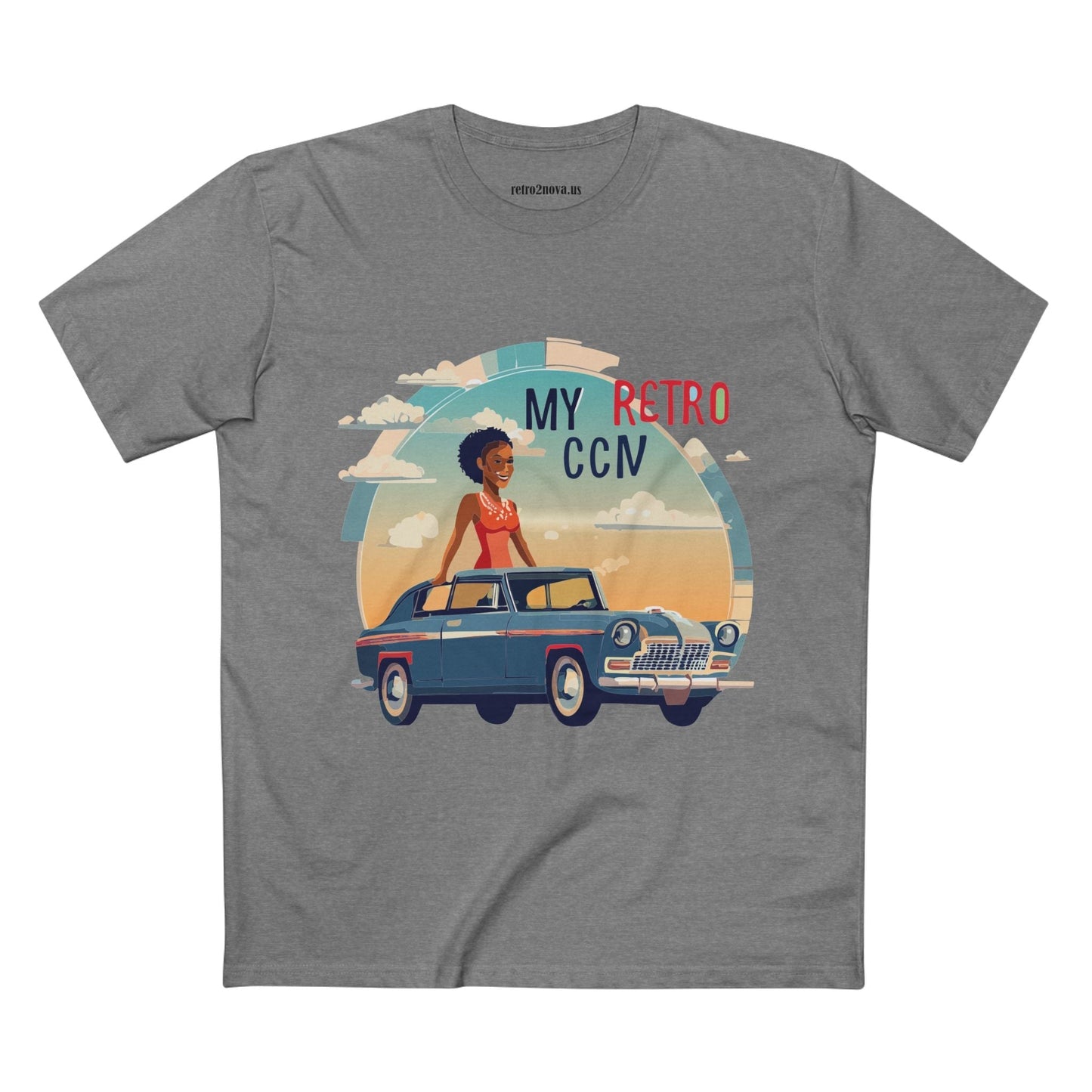 Retro Car Shirts Vintage Car Shirts RC 14 Unisex Premium Cotton Tee With Original Art Design