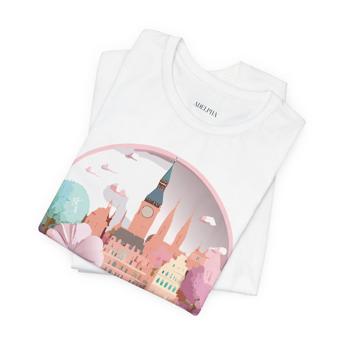 Unisex Cotton Bella+Canvas Tee with Prague