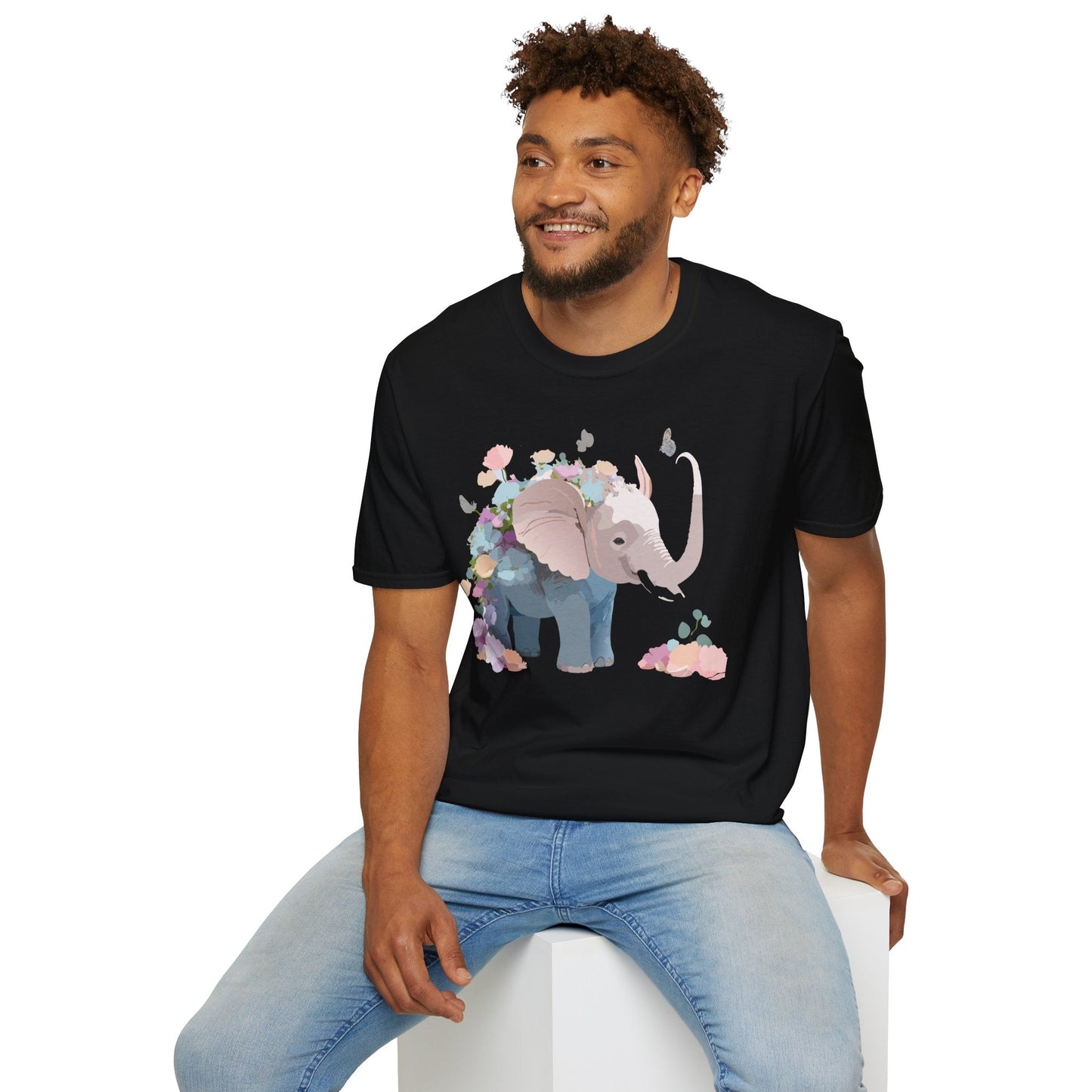 Elephant T Shirt Unisex Softstyle 64000 Elephant Tee Premium Comfort Everyday Wear