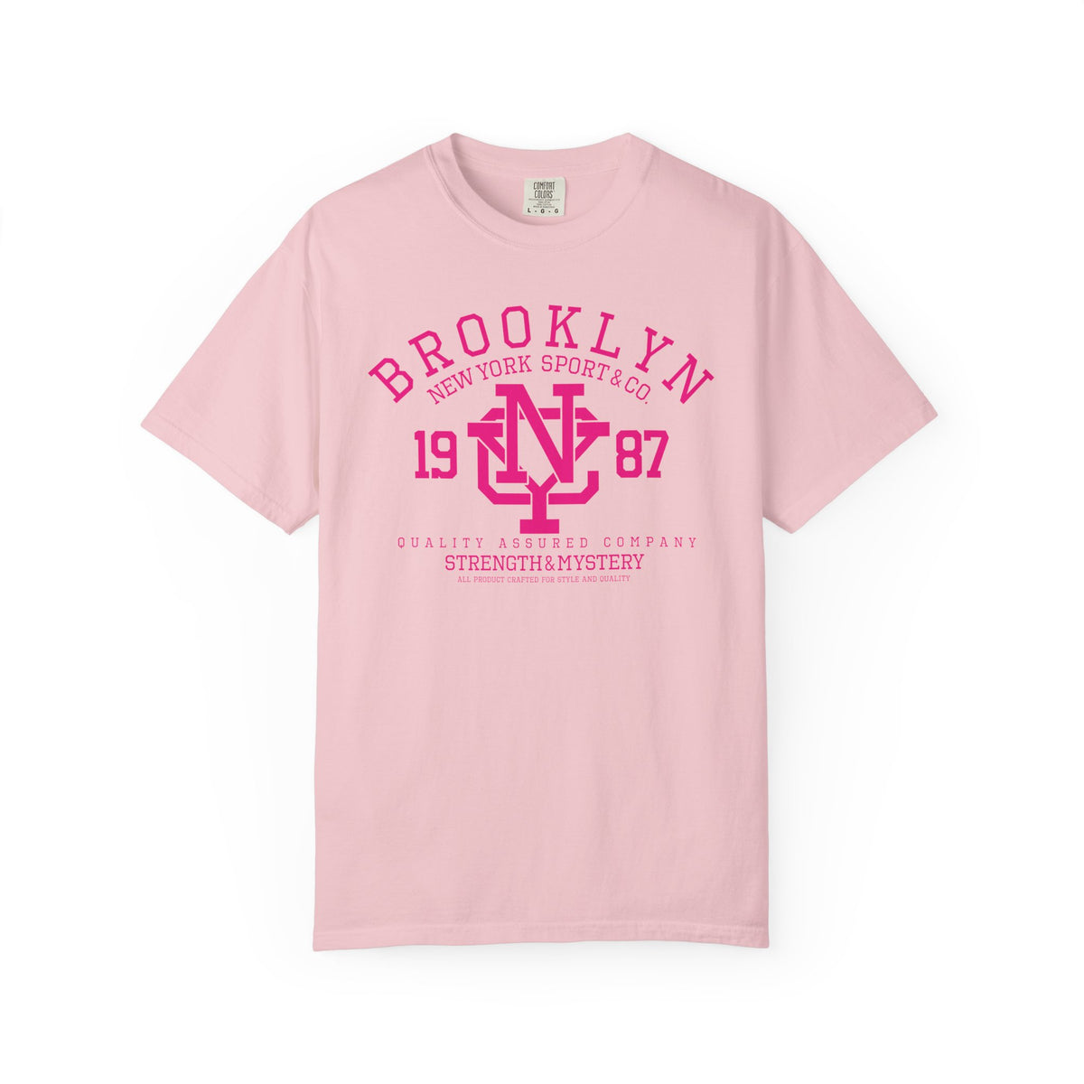 Brooklyn 1987 Athletic Logo Unisex Comfort Colors Garment-Dyed Heavyweight 100 Cotton Art Design T-Shirt w11