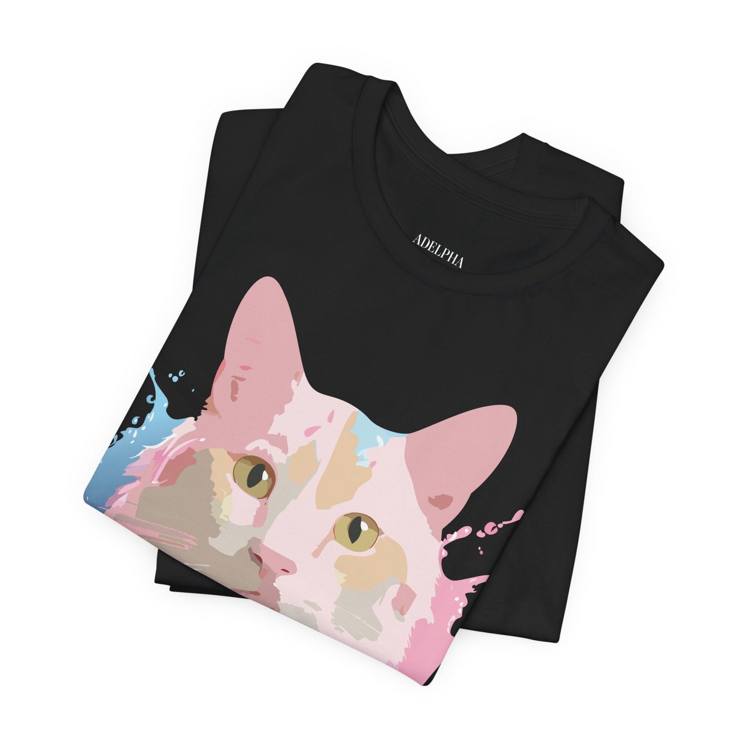 Cat Graphic Tee Unisex Shirt With Vintage Artwork From Adelpha