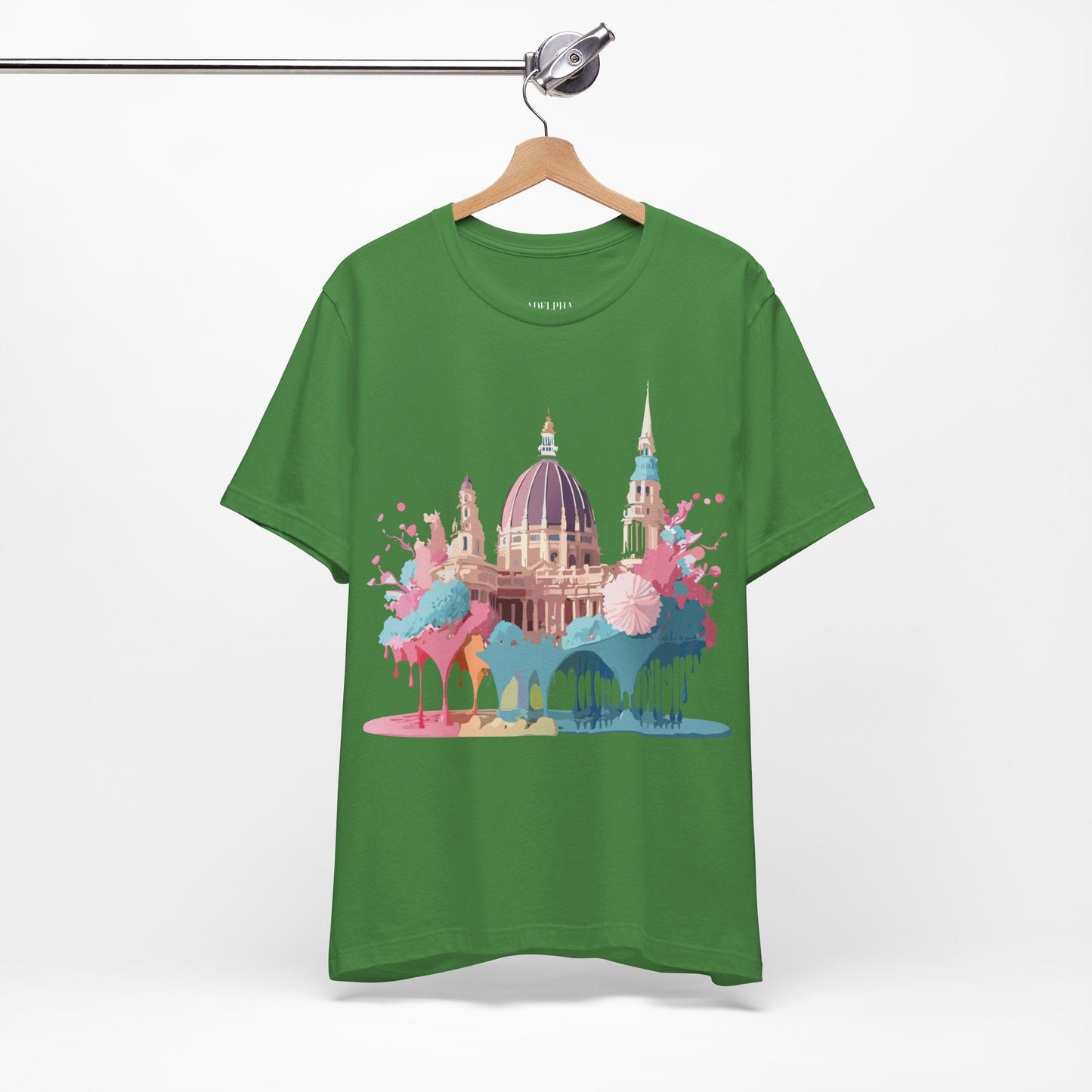 Tourist Shirt With Vienna Graphic Tee Unisex Short Sleeve Art Design Adelpha Vintage Artwork