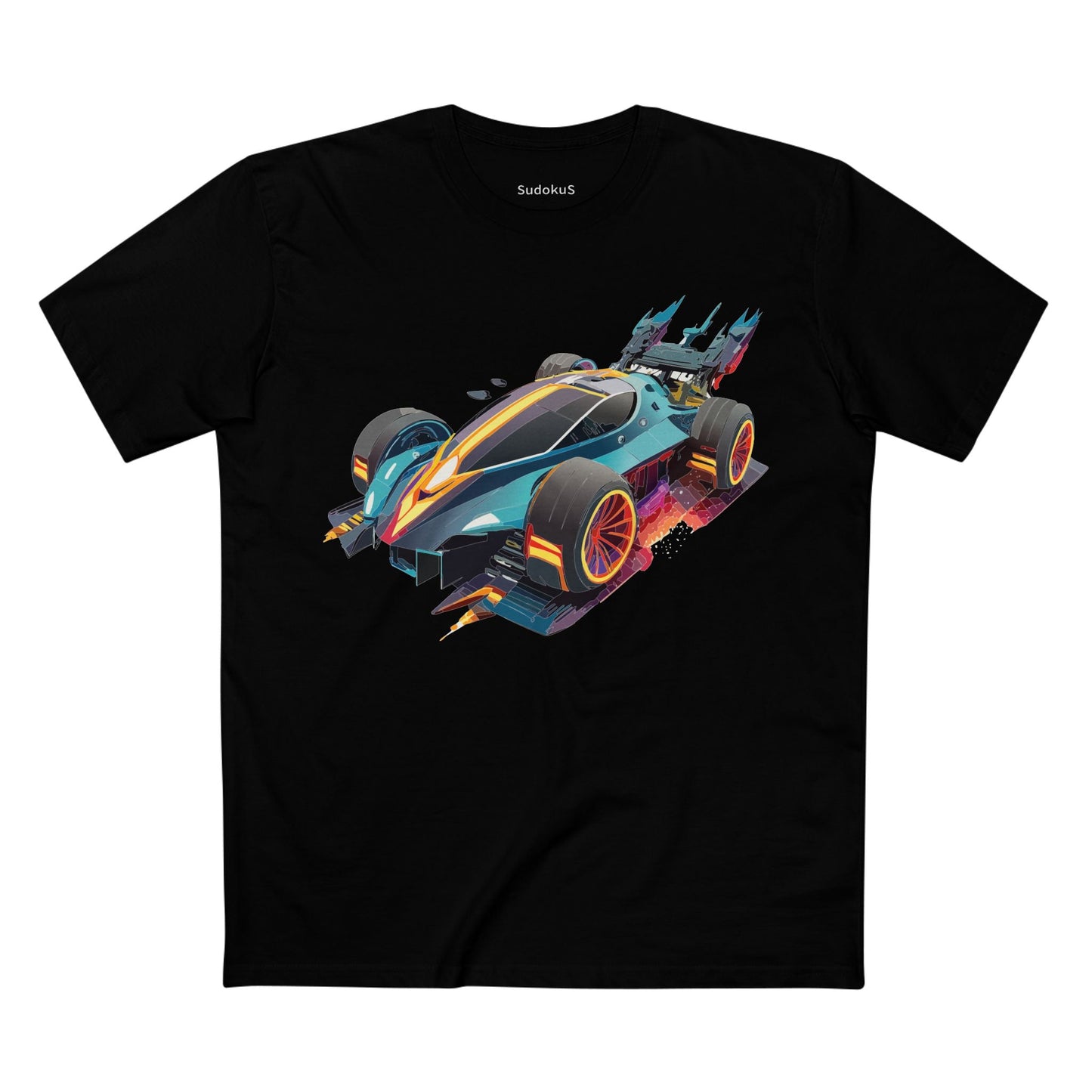 Car Graphic Unisex 100 Cotton Staple Tee 20