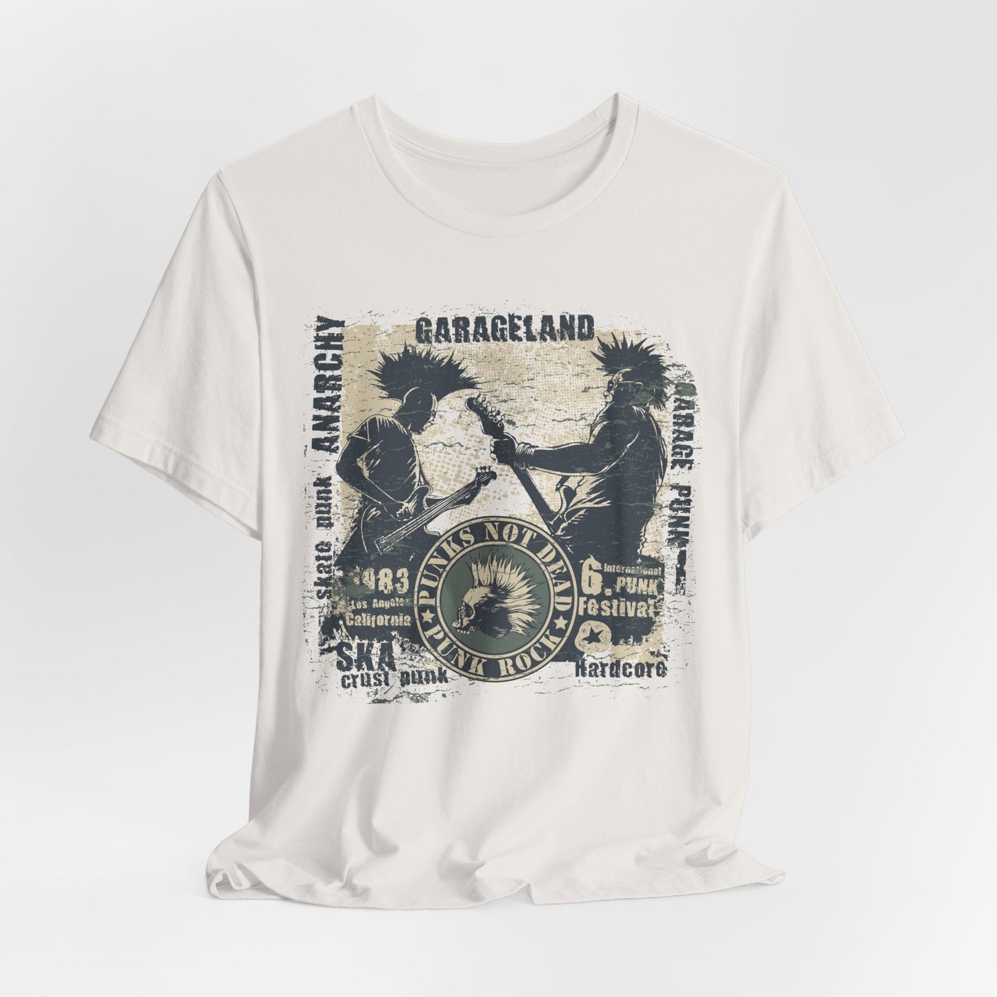 Punk Rock Graphic Tee, Retro Graphic T-Shirt, Artistic Vintage T-Shirt, Vintage Shirt, Retro Tee, Art Design Music Tees