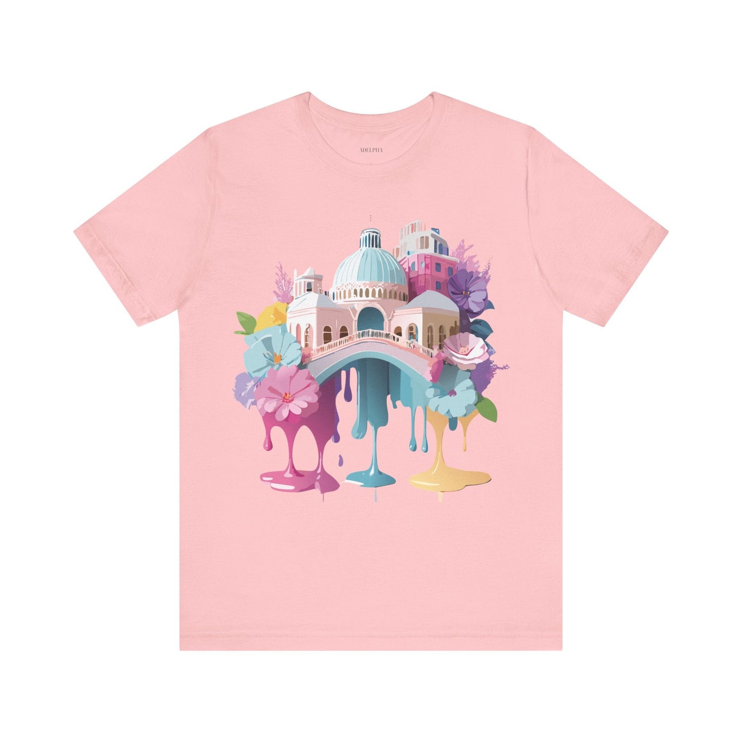 Venice Inspired Tourist Shirt Unisex Graphic Tee Adelpha Vintage Artwork Design Art