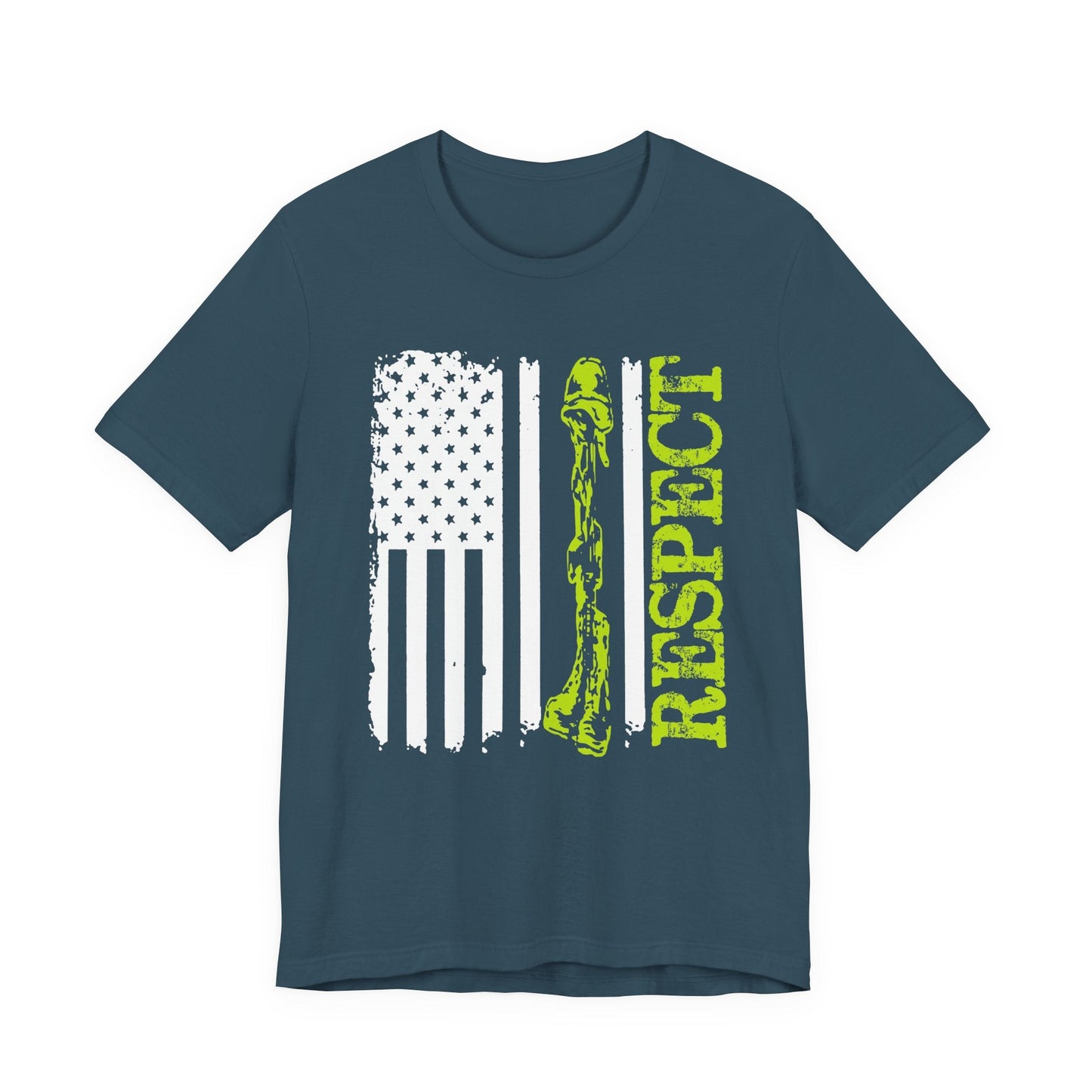 Army Veteran Patriotic Graphic Design Unisex Cotton T-Shirt v57