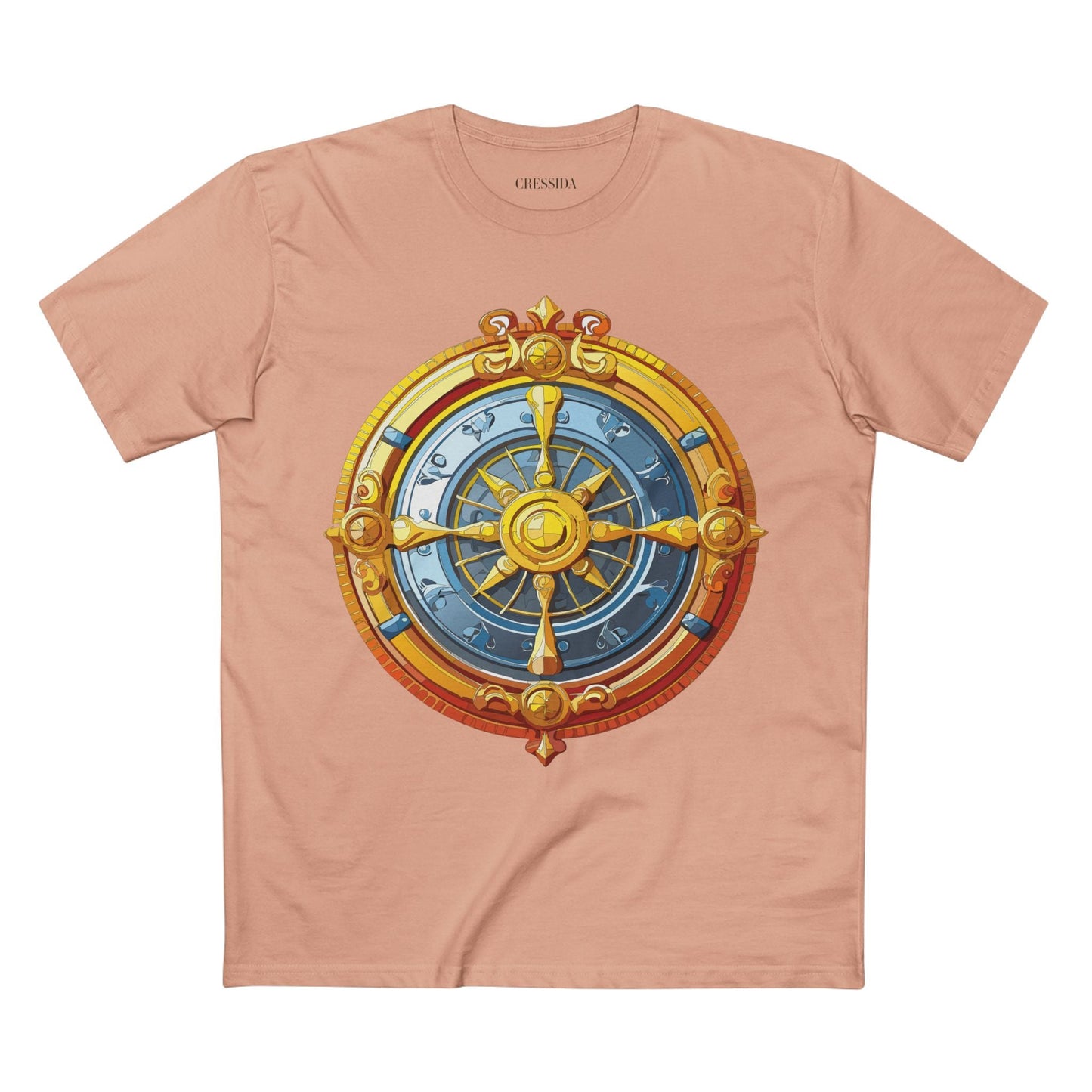 Antique Gold Coin Graphic Design T-Shirt Unisex 100 Cotton With Golden Print Artwork Tee 16