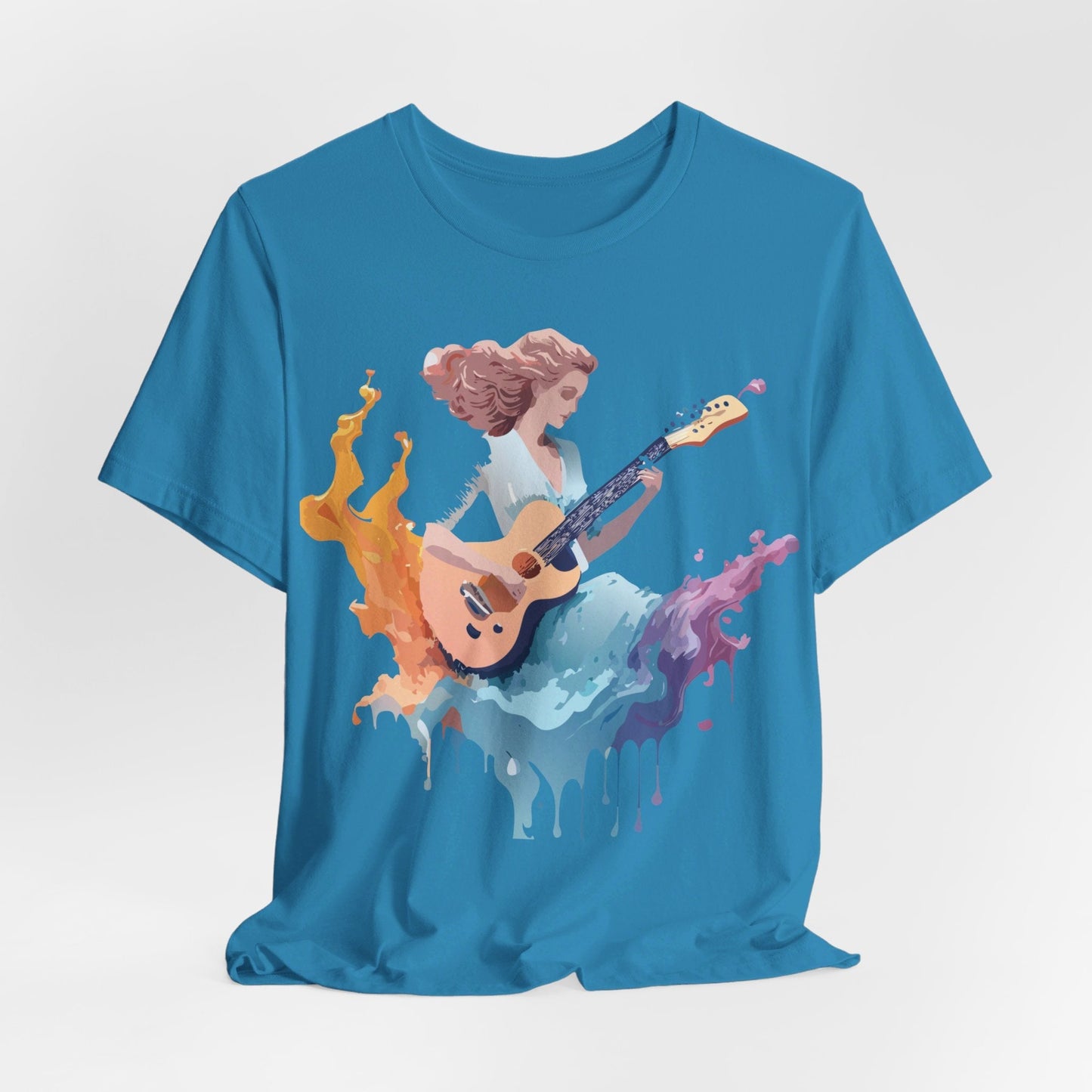 Adelpha Music Graphic Tee Unisex Vintage Inspired Art Design Short Sleeve T Shirt