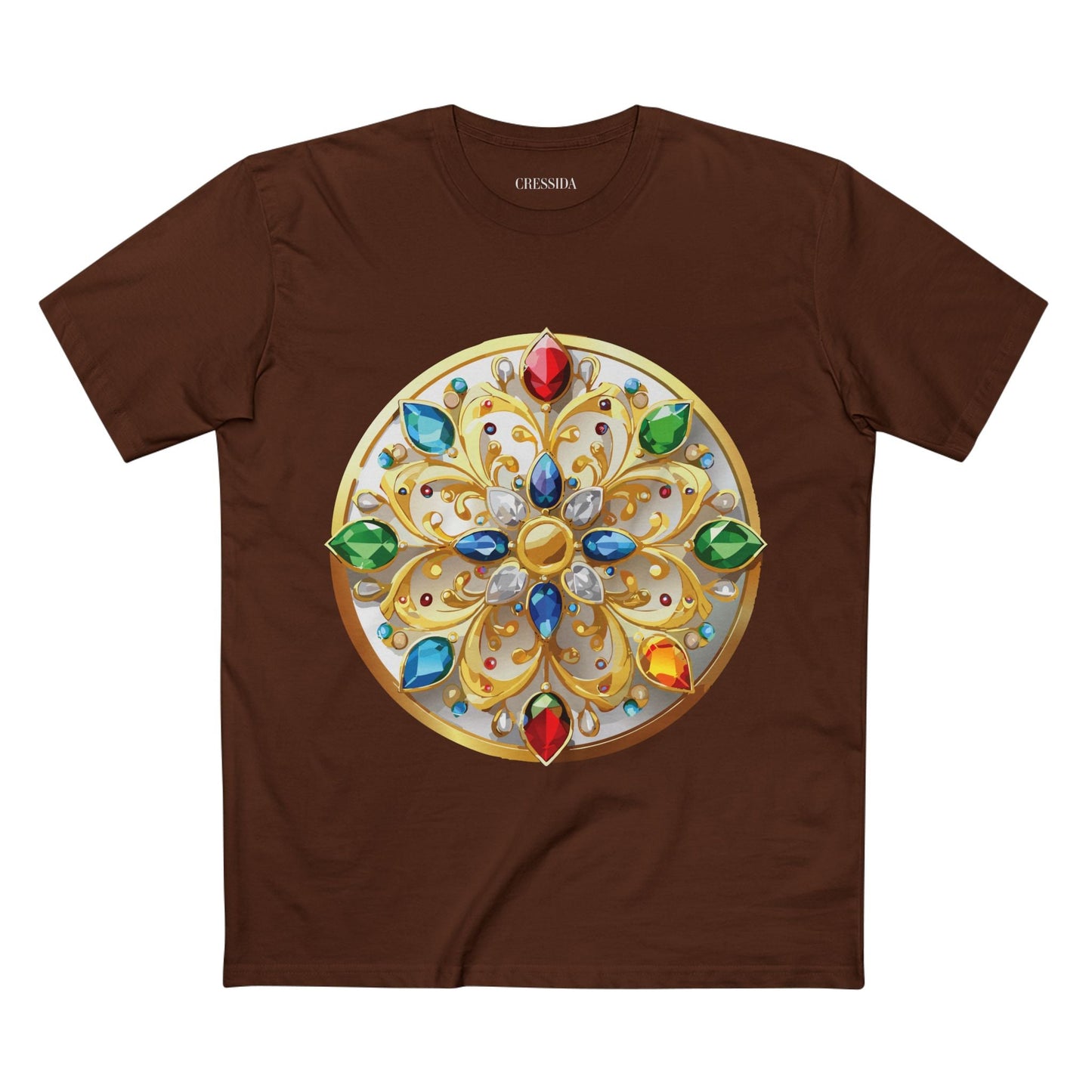 Medallion Graphic T-Shirt Unisex 100 Cotton With Gold Art Design Medal Tee 3