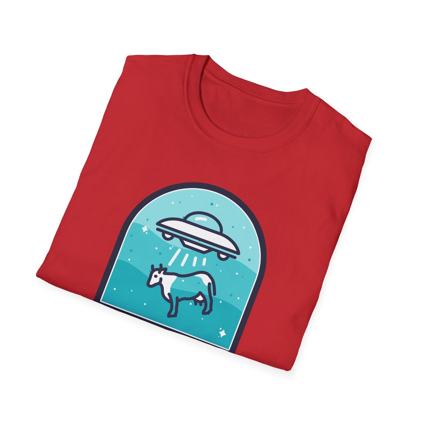 Mysteries UFO Abduction TShirt  Retro Alien Space Graphic Tee