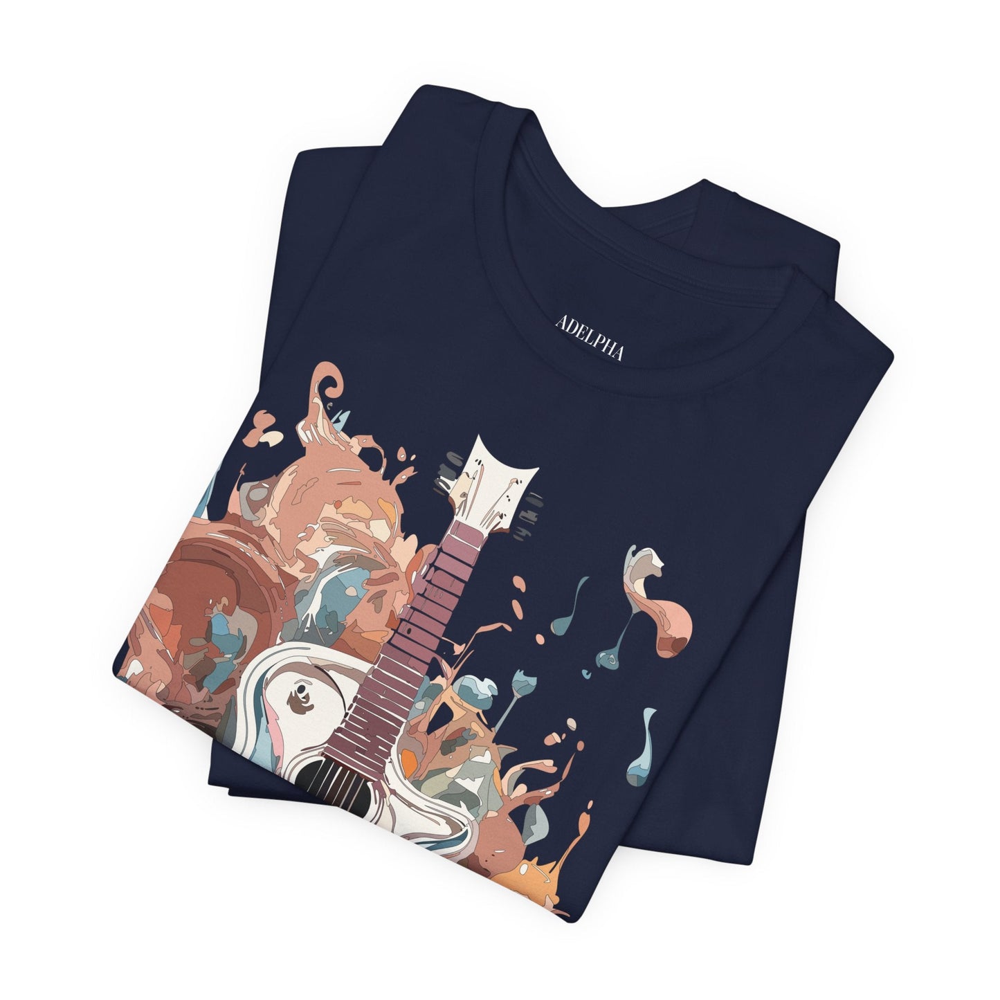Adelpha Music Graphic Tee for Men and Women Unisex Vintage Inspired Artwork Tee Premium