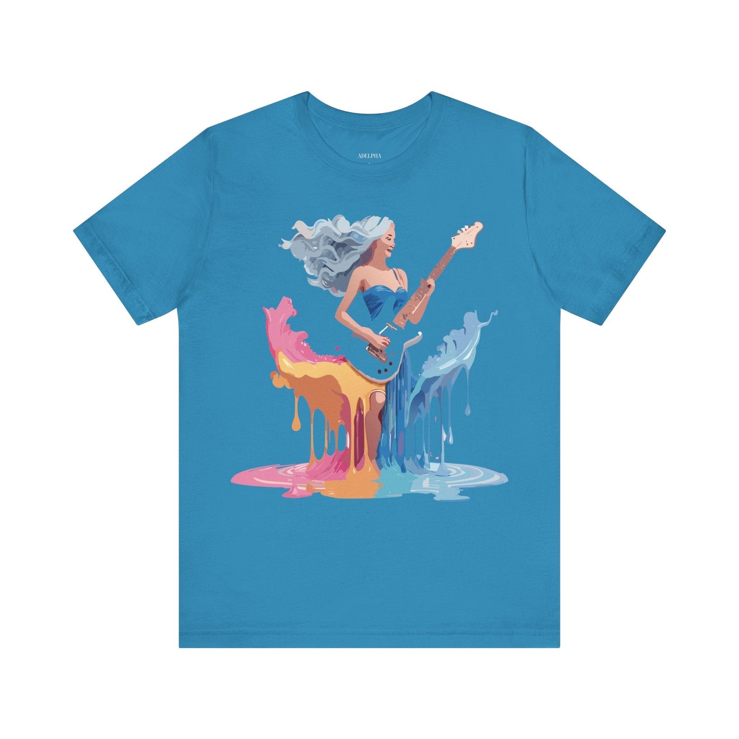 Adelpha Music T Shirt Graphic Tee Unisex Short Sleeve Vintage Inspired Artwork Casual Wear