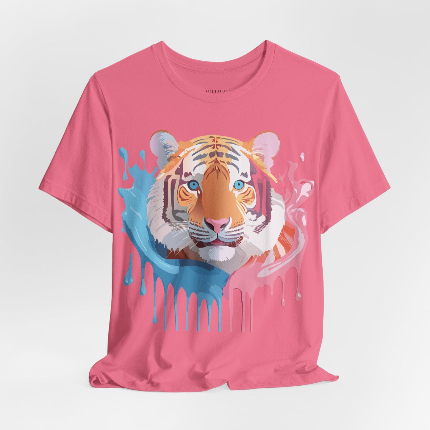 Tiger Graphic T Shirt Unisex Short Sleeve Tee By Adelpha Artwork Vintage Inspired
