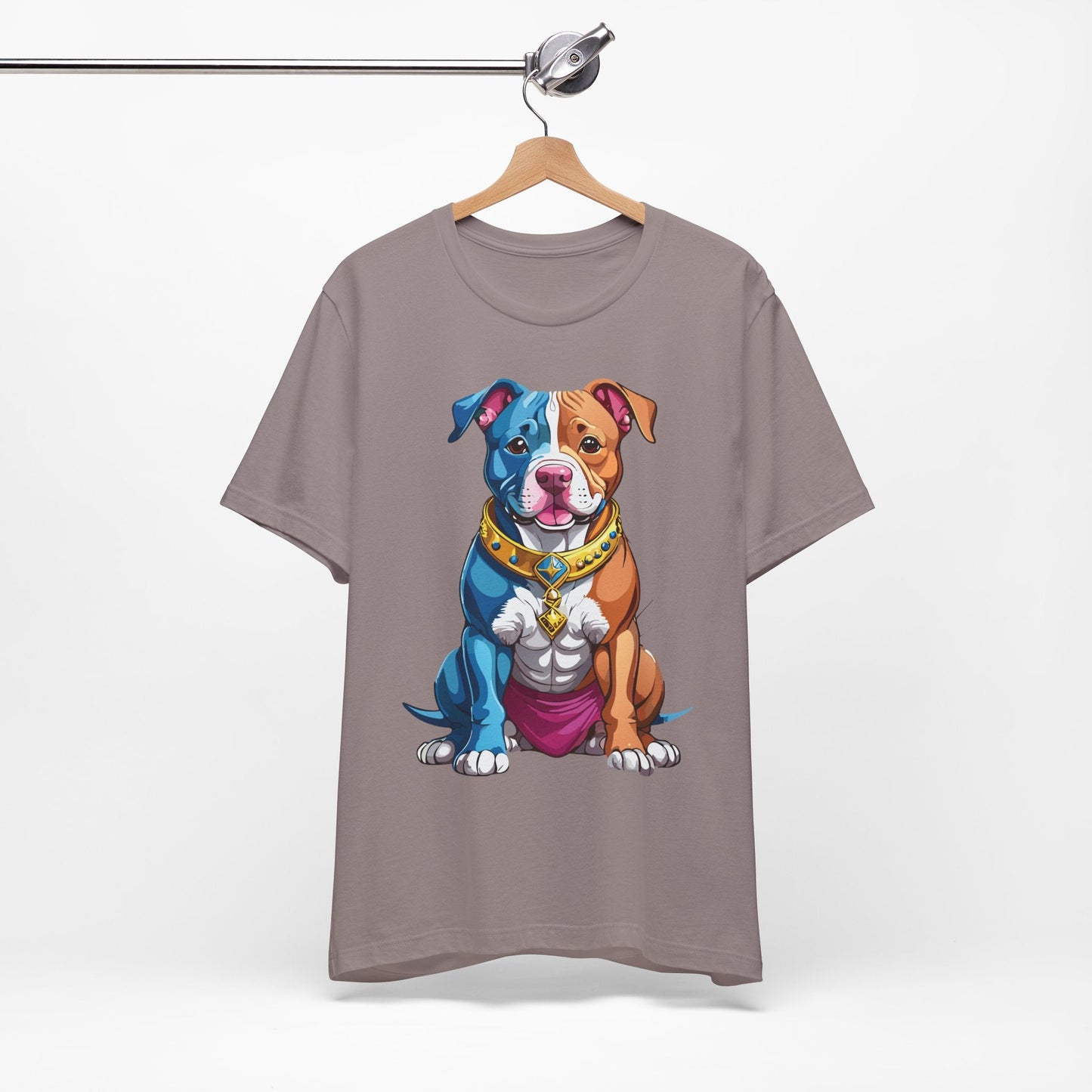 Unisex Animal Shirt Art Design Tee With Wild Animals Print Short Sleeve Jersey Tee