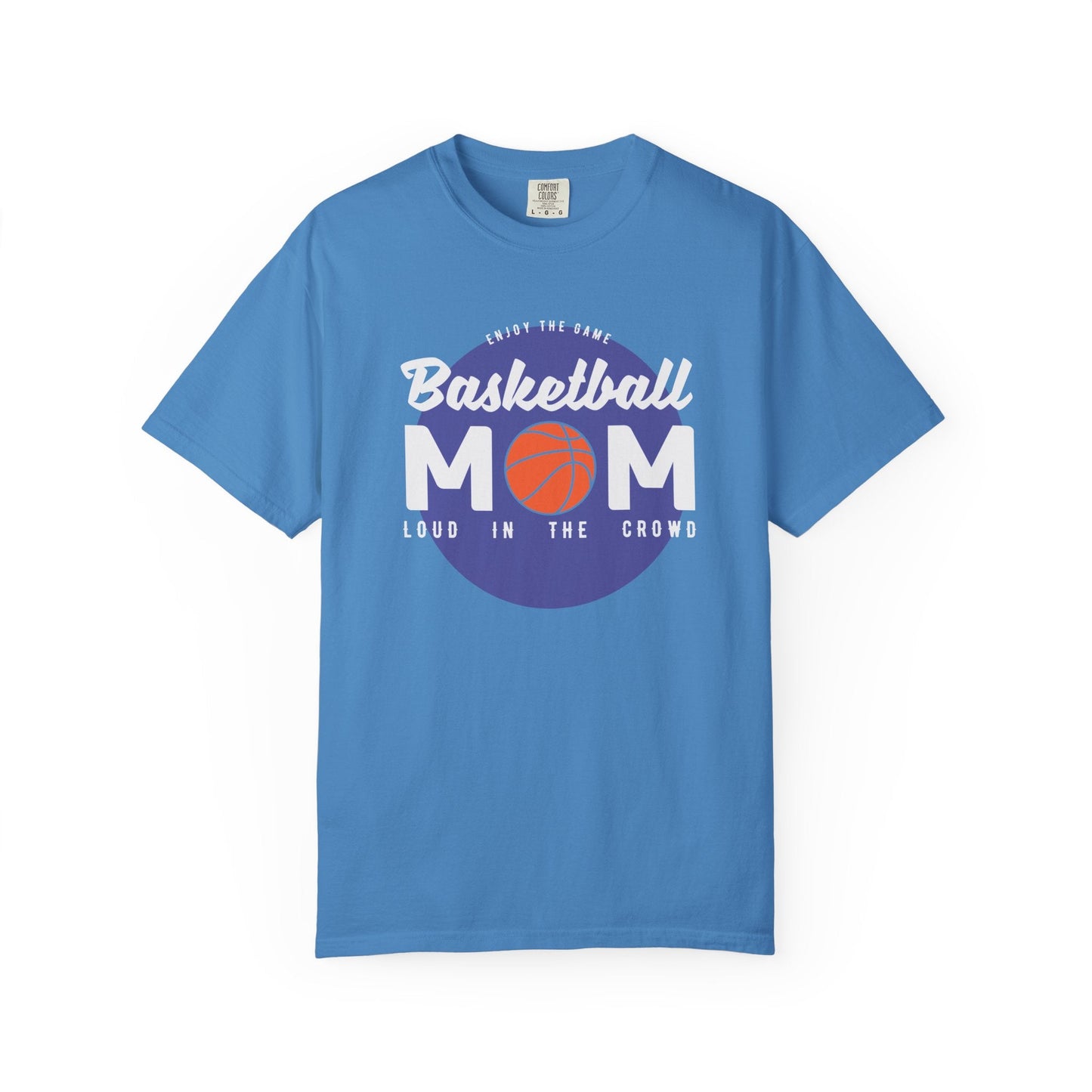 Basketball Mom T-shirt Mother's Day Mama Tee Unisex Comfort Colors Garment-Dyed Cotton h31