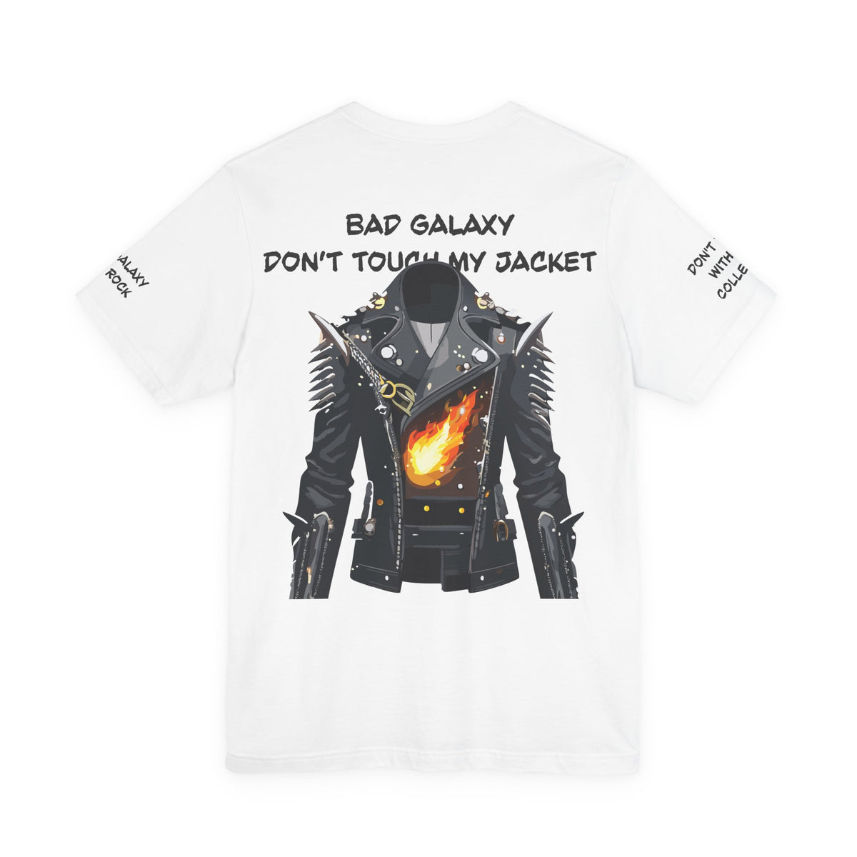 Punk Rock Graphic Unisex Cotton Bella+Canvas Tee with Art Design b37