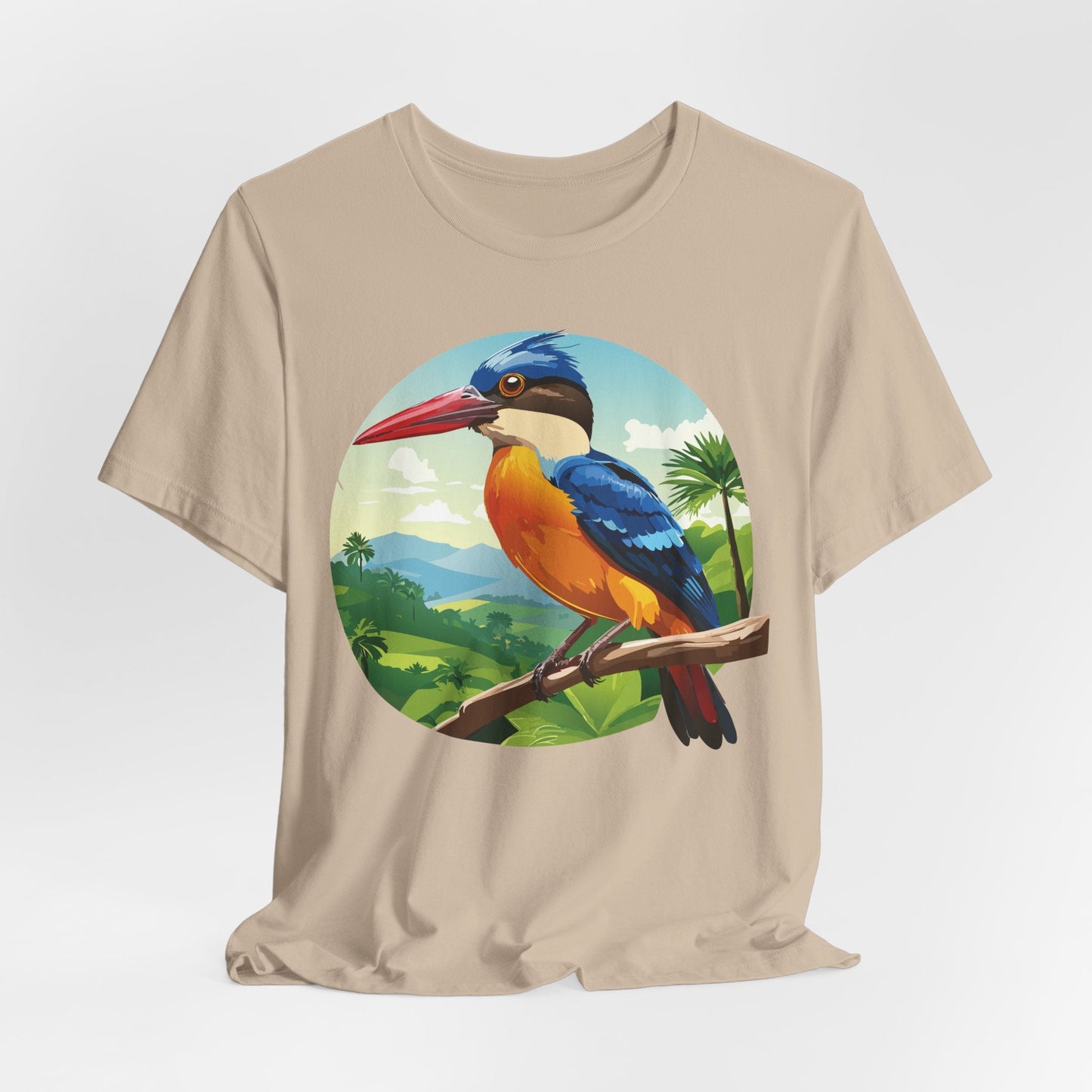 Unisex Animal Shirt With Art Design Featuring Wild Animals Jersey Short Sleeve Tee