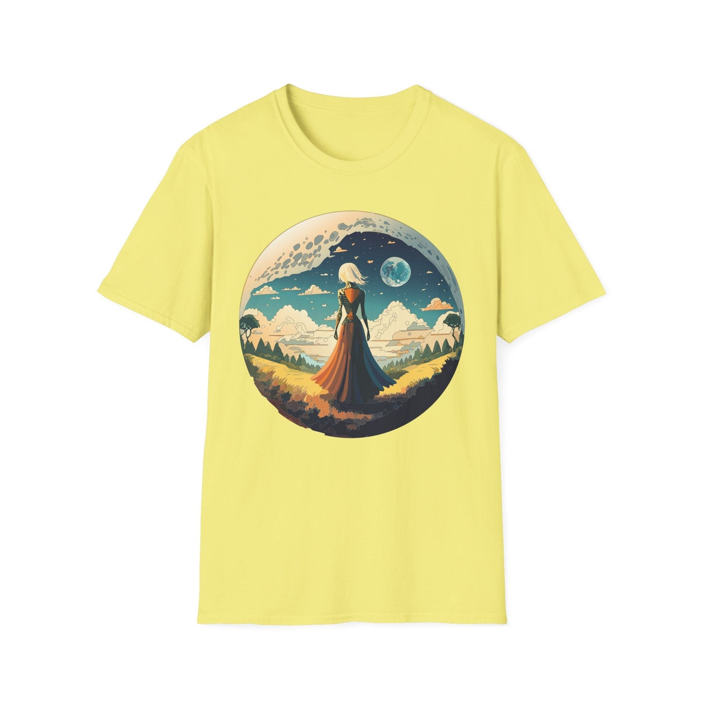 Womens Graphic T Shirts Art Design Tee Unisex Softstyle 64000 Cotton Tee Comfortable Everyday Wear