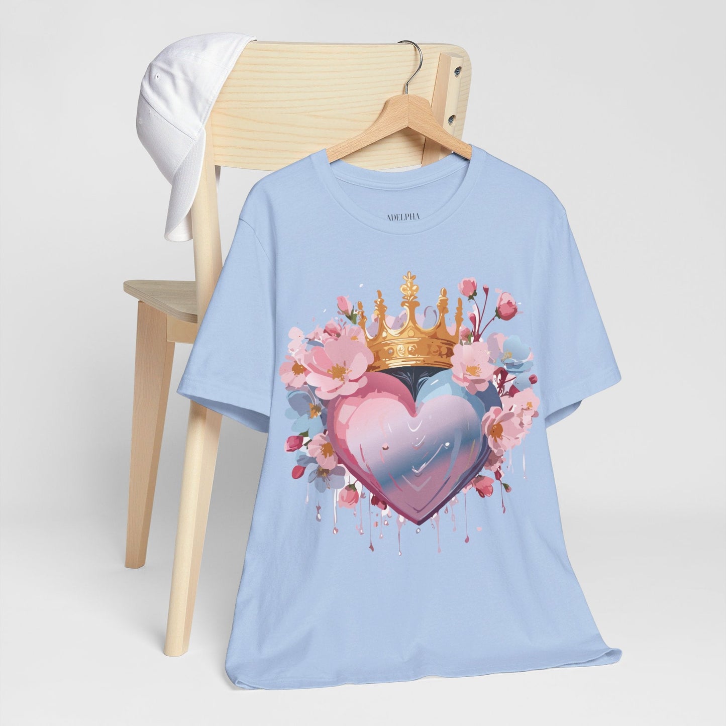 Valentine Graphic Tee Unisex Jersey Short Sleeve Adelpha Vintage Inspired Artwork