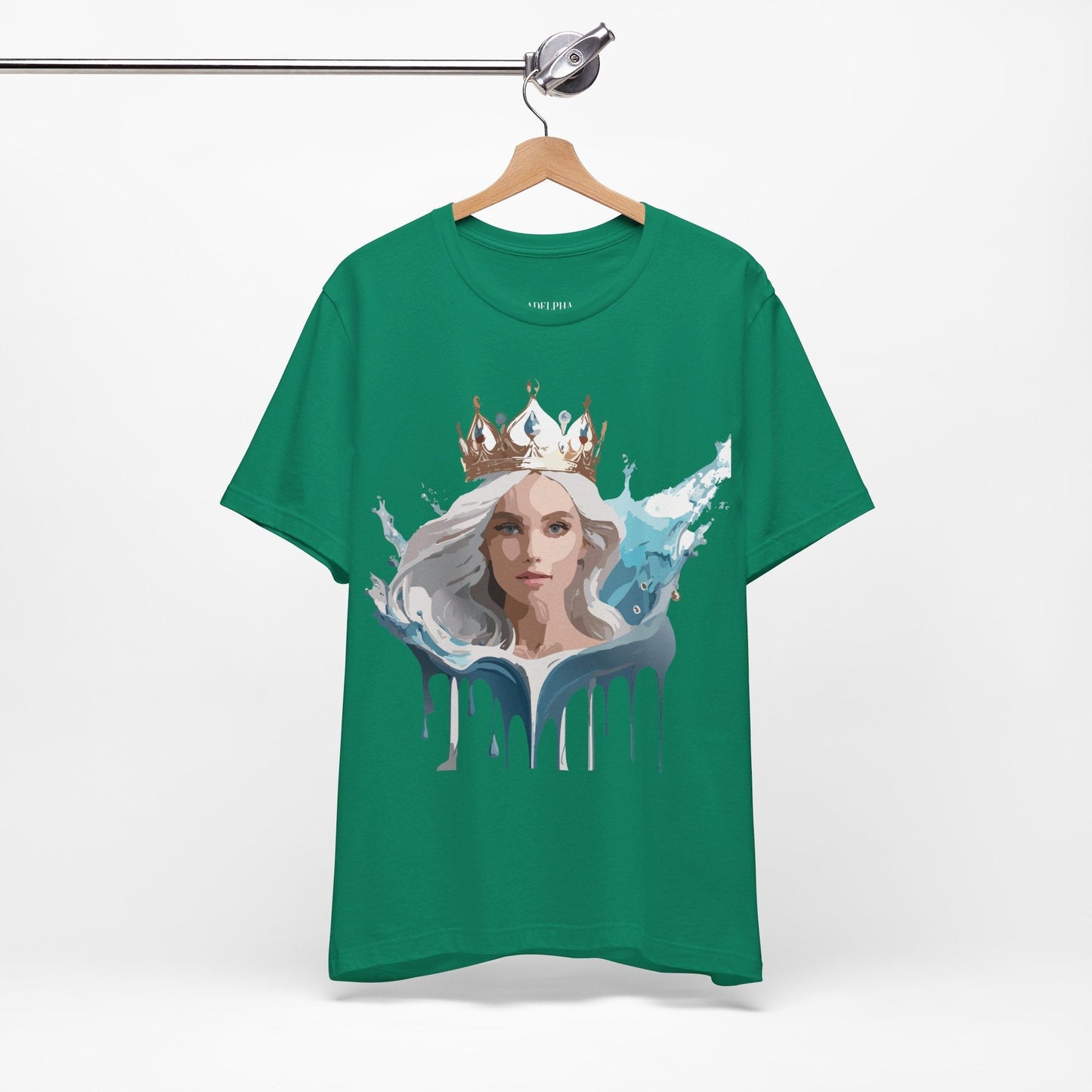 Queen Graphic T Shirt Unisex Jersey Short Sleeve Tee With Vintage Inspired Artwork Adelpha