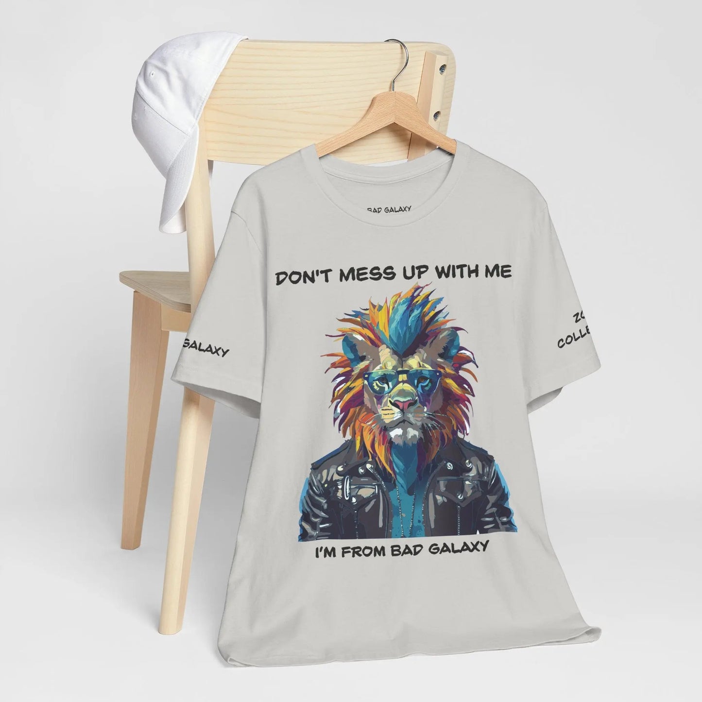 Bad Galaxy Animal T Shirt 100 Percent Cotton Eco Friendly Ink USA Printed Durable Stitching