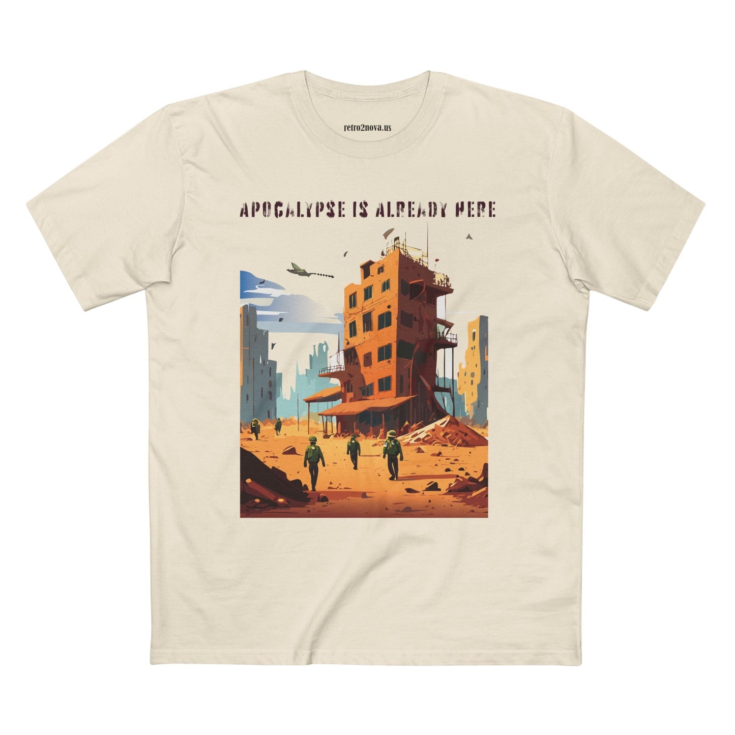Cataclysm Doomsday Shirt Unisex Premium Cotton Tee With Original Art By Retro2Nova