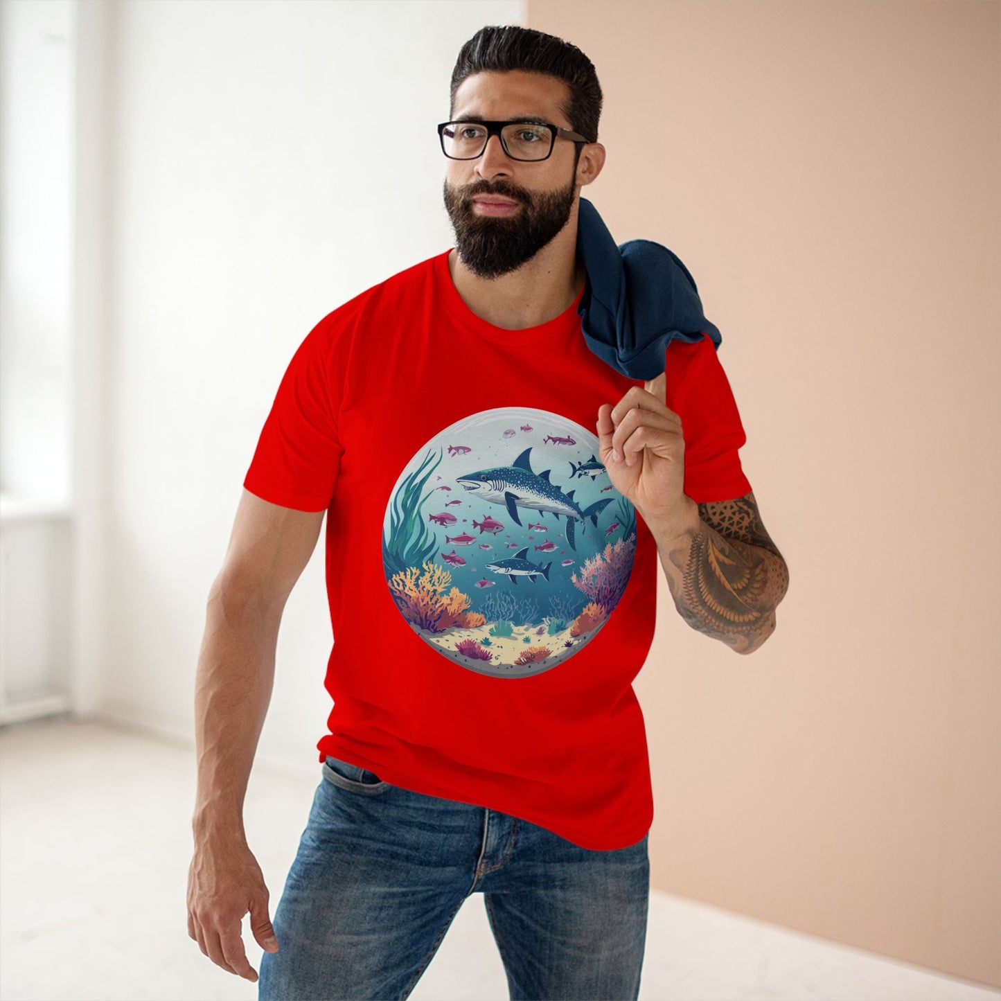 Ocean Shirt Ocean Pacific OP19 Unisex Premium Cotton Tee With Original Art Design