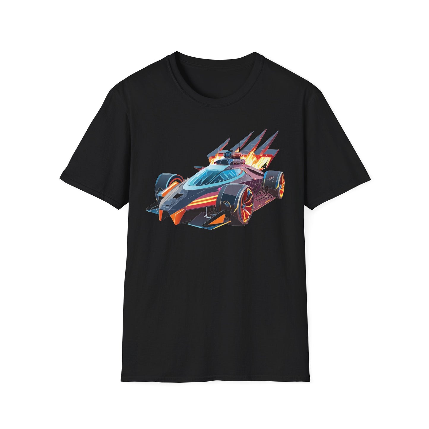 Car T Shirt Unisex Softstyle Cotton Tee With Cars Graphic Hot Wheels Design For Men Women
