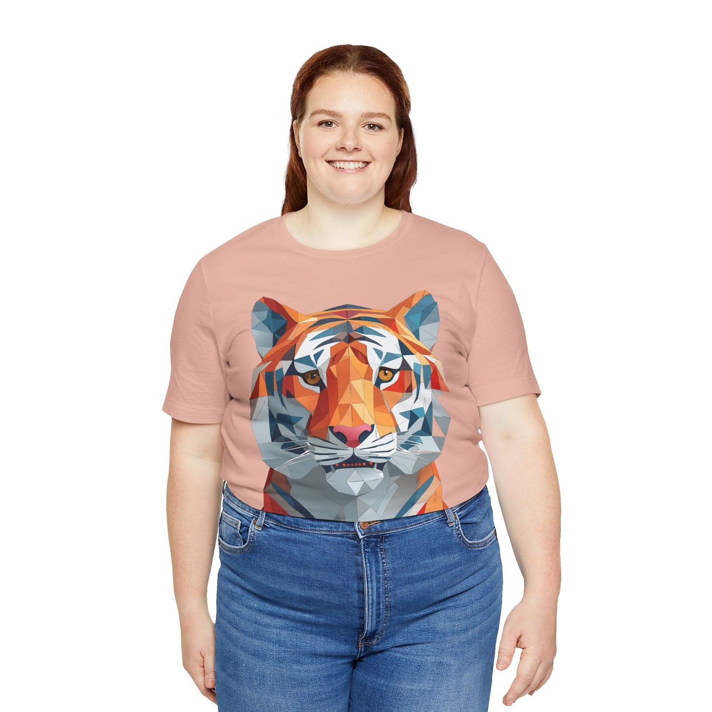 Unisex Animal Shirt With Art Design And Wildlife Theme Short Sleeve Tee For Everyday Wear