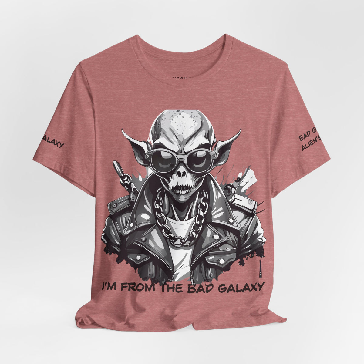 Alien Graphic Unisex Cotton Bella+Canvas Tee with Art Design b60
