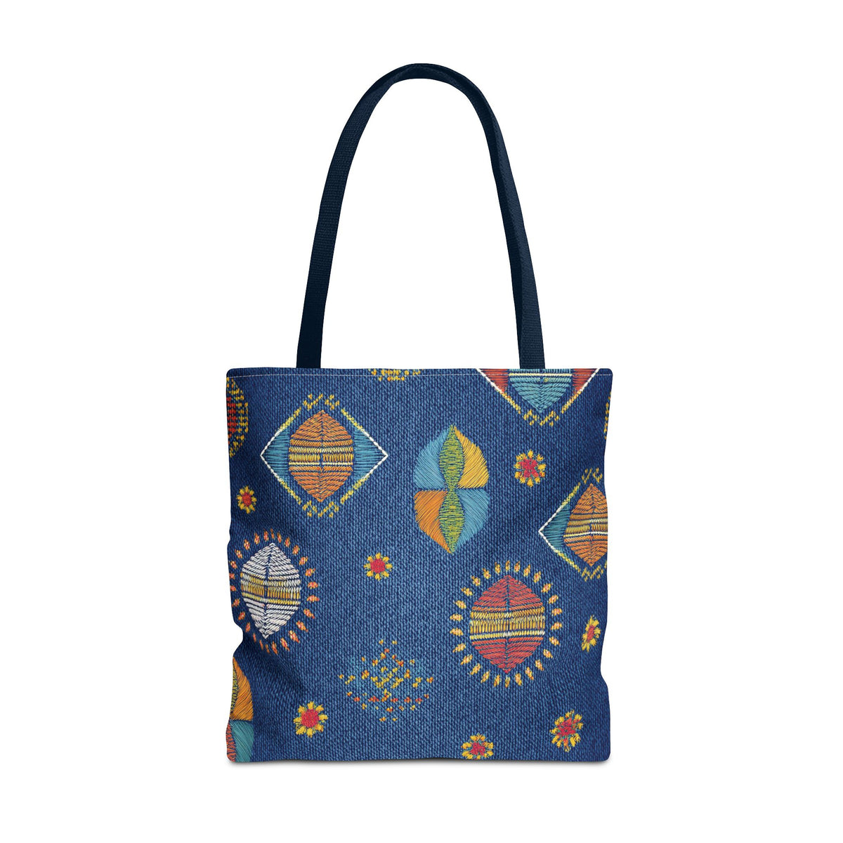 Diwali Graphic Denim Fabric Imitation Print Unisex Canvas Bag Poly Spun 3 Sizes Tote Bag 205-5