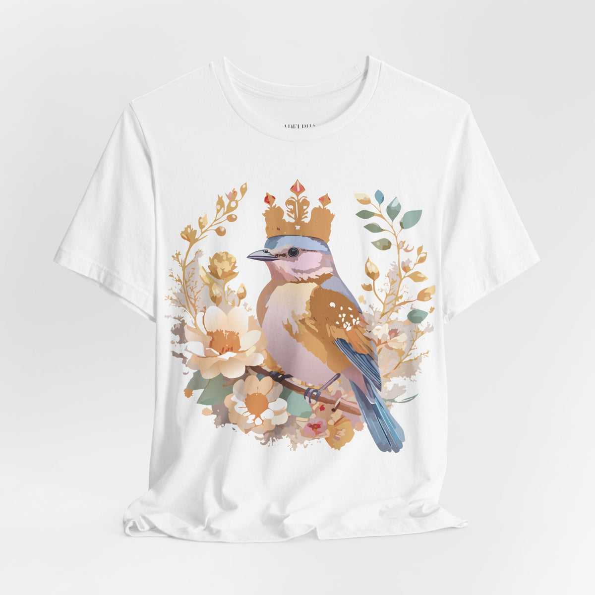 Medallion Graphic Unisex Cotton Bella+Canvas Tee with Art Design d42