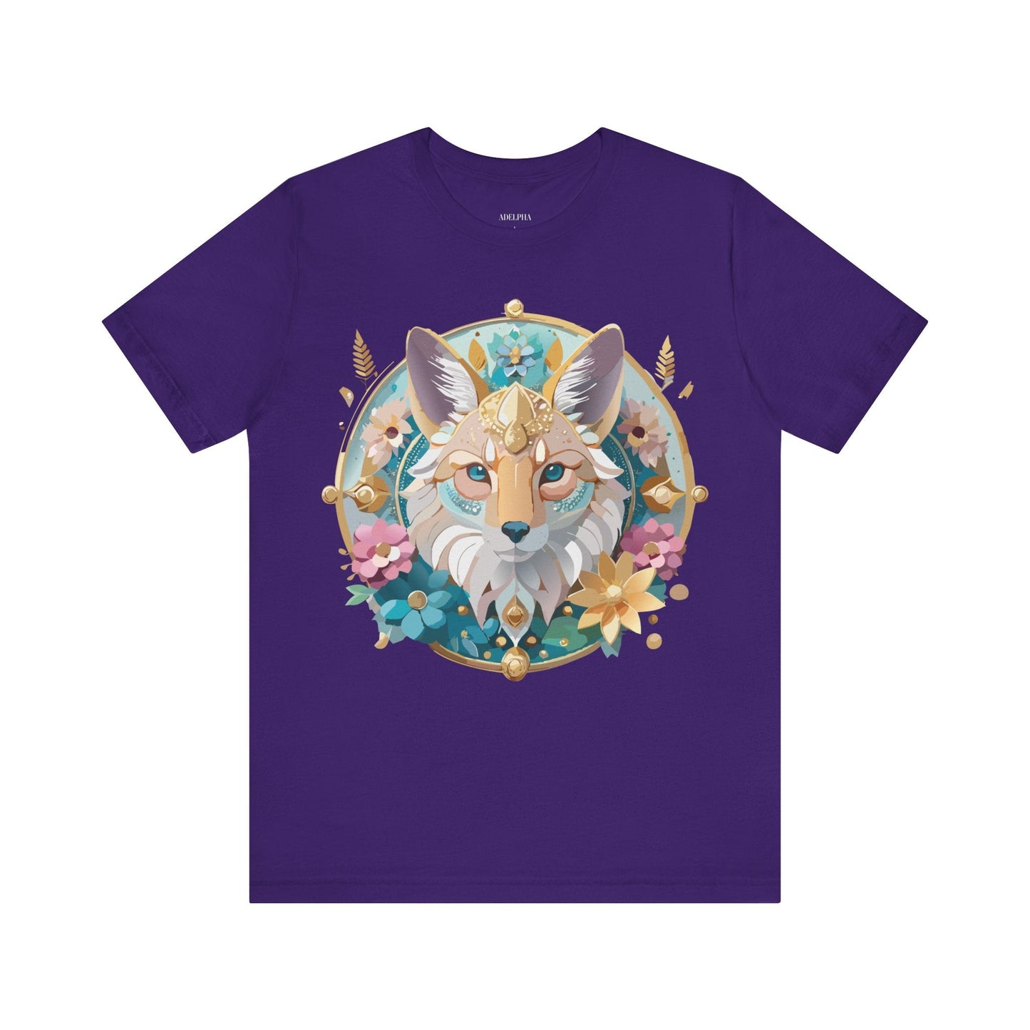 Adelpha Vintage Inspired Graphic Tee Medallion Art Unisex Short Sleeve Shirt Premium