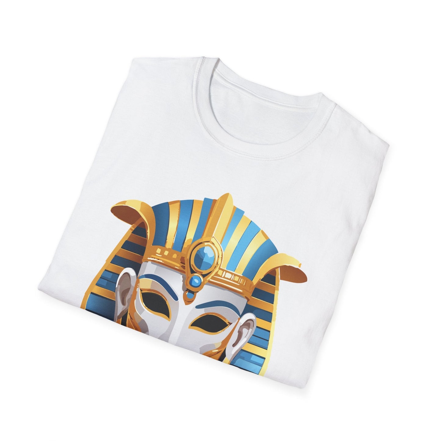 Mask Tee Shirt Unisex Gildan Softstyle 64000 Cotton Tee With Masquerade Design Artwork