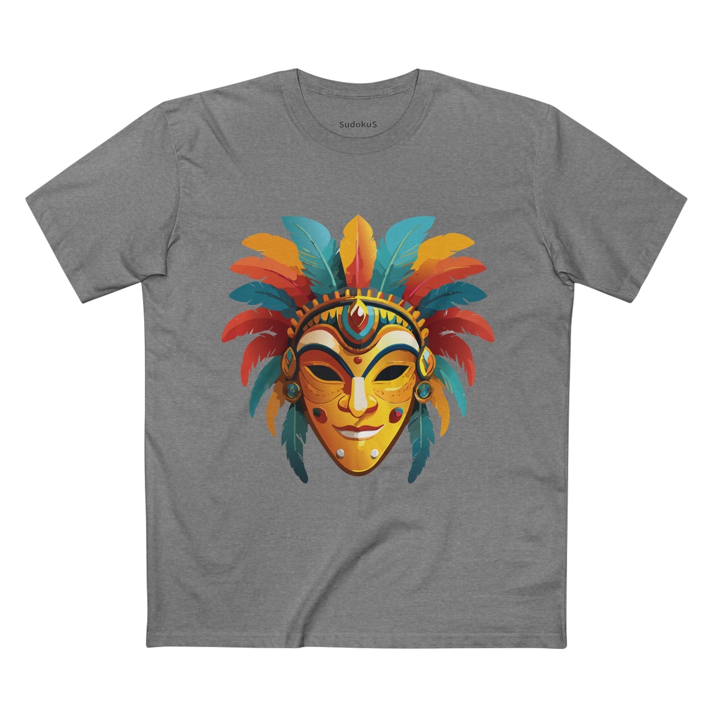 Mask Graphic Unisex 100 Cotton Staple Tee 3