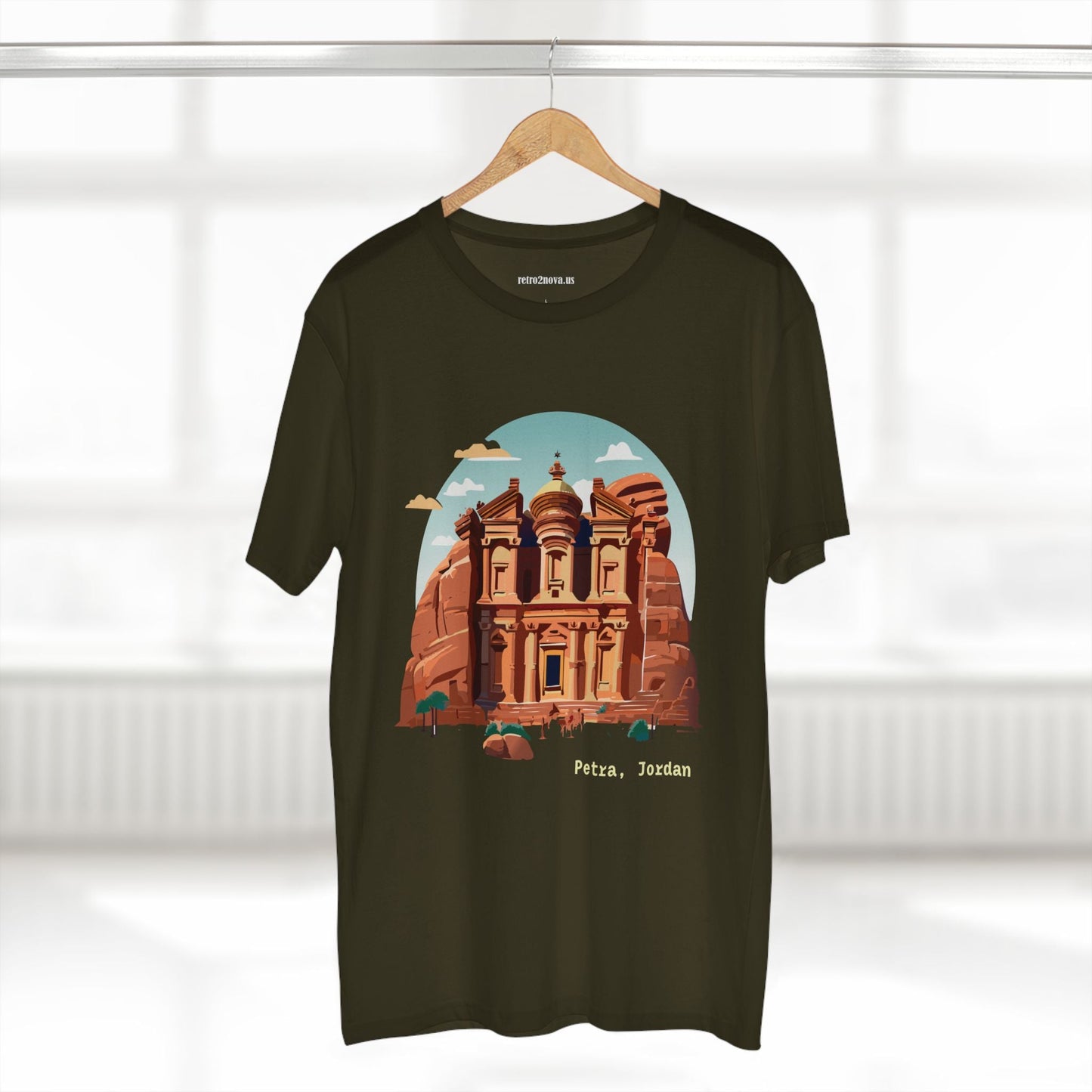 Petra Travel Shirt Unisex Premium Cotton Tee With Original Art Design For Tourists TT22