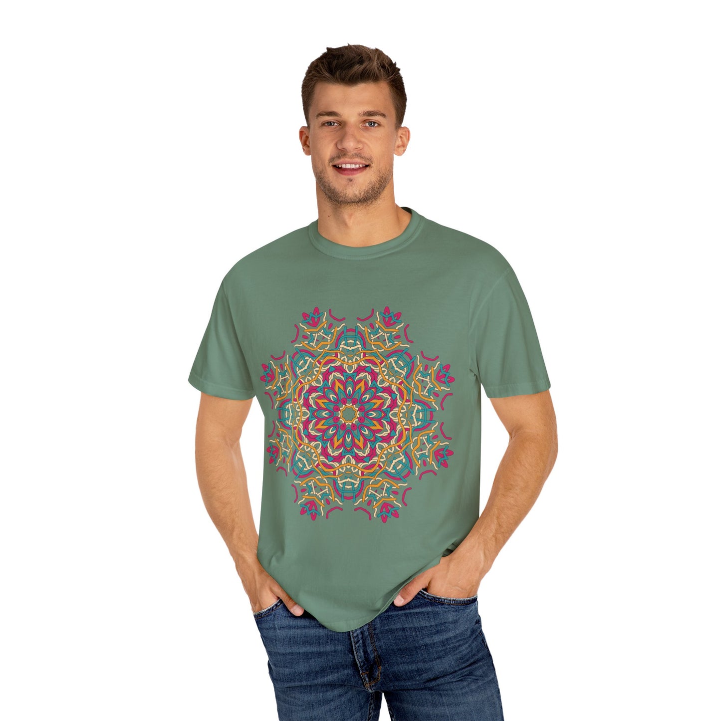 Unisex T-shirt with abstract print