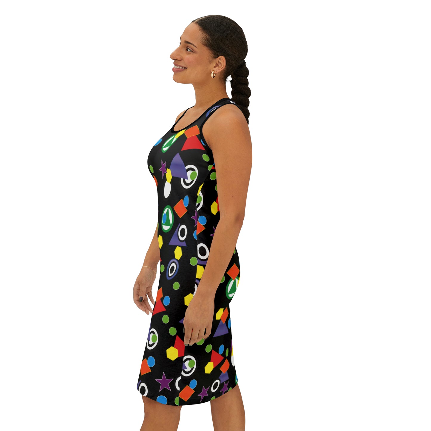 Summer Dress with abstract prints