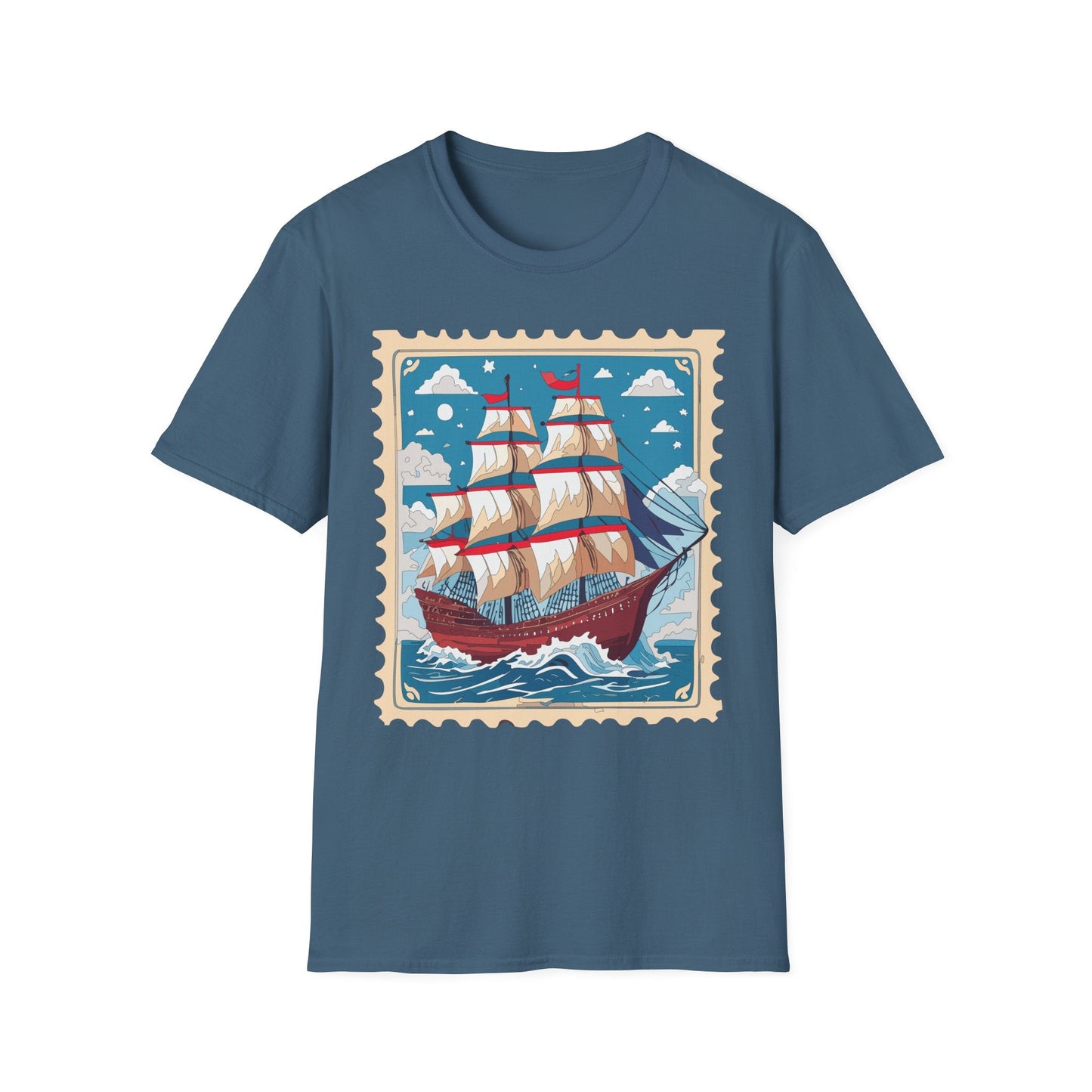 Unisex Softstyle Gildan 64000 Short Sleeve T Shirt Vessel Ship Frigate Tee For Everyday Comfort