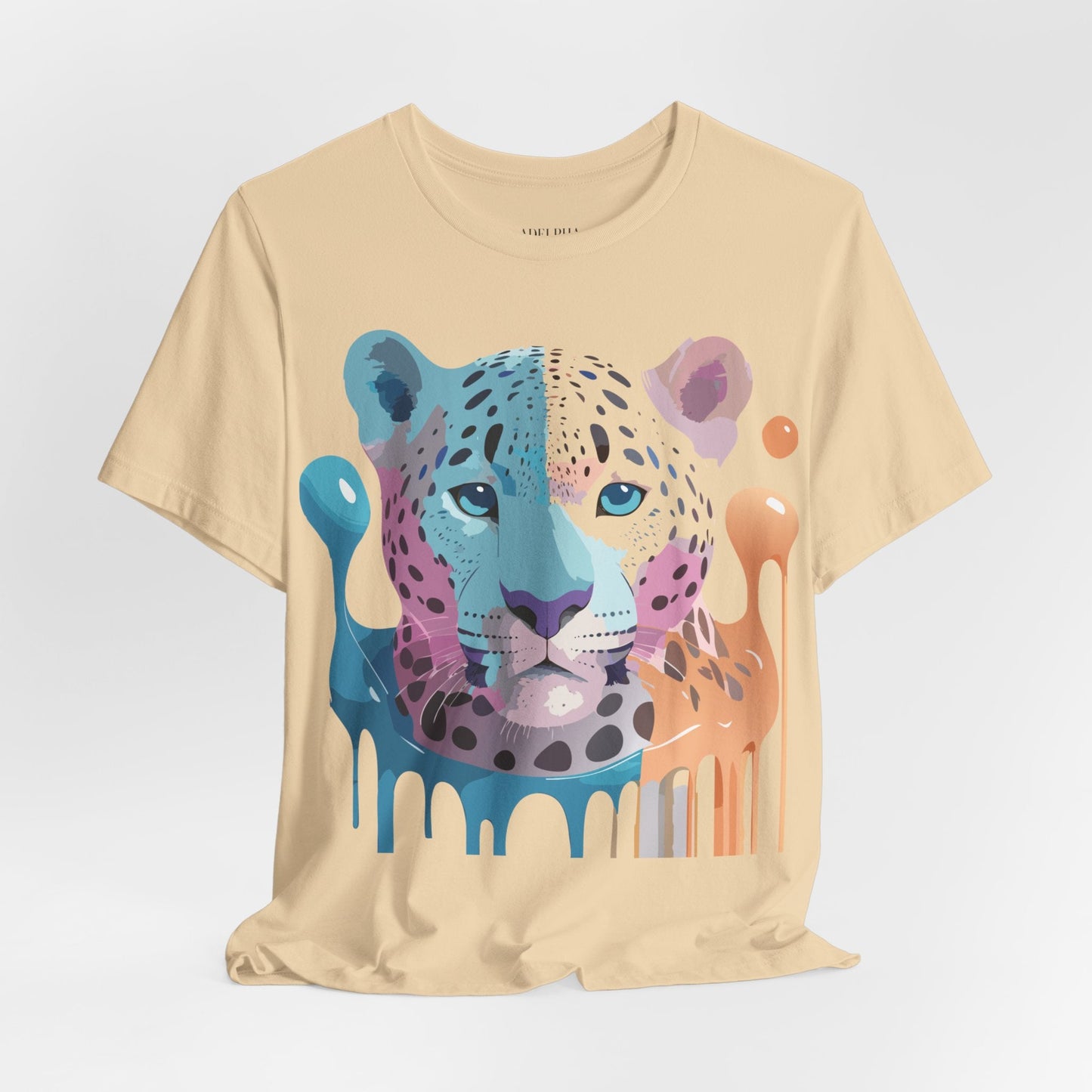 Cheetah Graphic Unisex 100 Cotton Artwork Tee 8