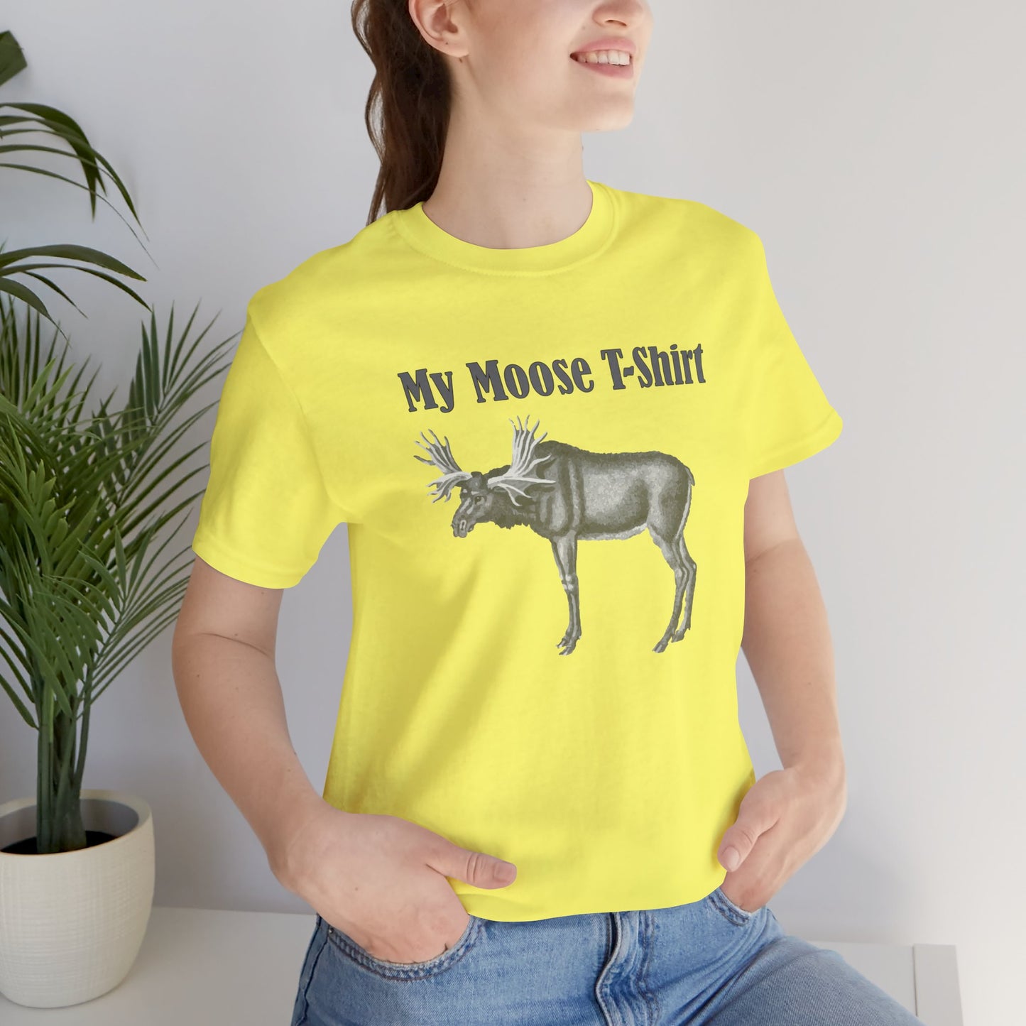 Unisex Cotton Tee Shirt with animals Print