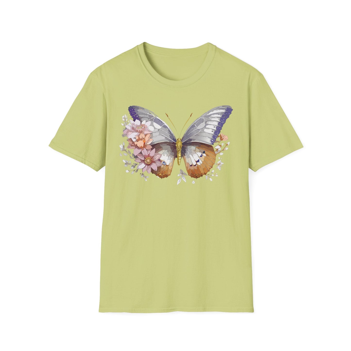 Butterfly Shirt Unisex T Shirt 100 Percent Ring Spun Cotton Gildan Softstyle Tee