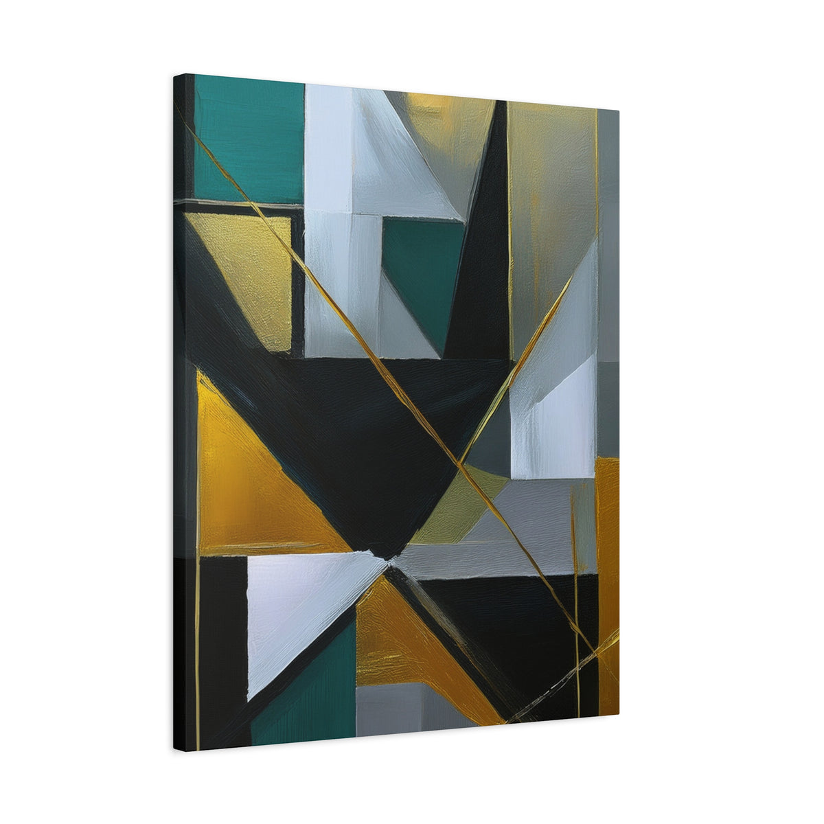 Abstract Geometric Painting Print Canvas 20x24,20x30,24x30 24x32,24x36,30x40 32x48,36x48,40x60 Pine-Wood Inner Frame ABS-77