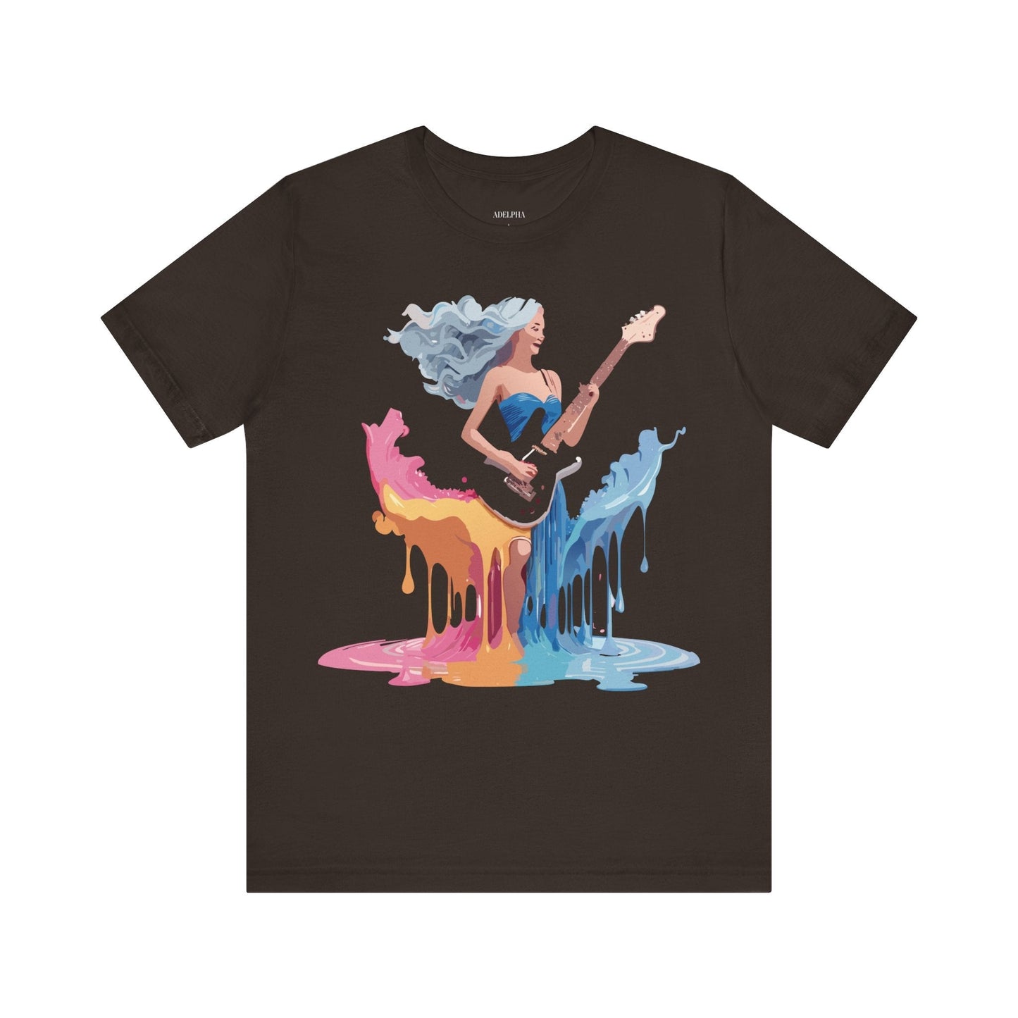 Adelpha Music T Shirt Graphic Tee Unisex Short Sleeve Vintage Inspired Artwork Casual Wear