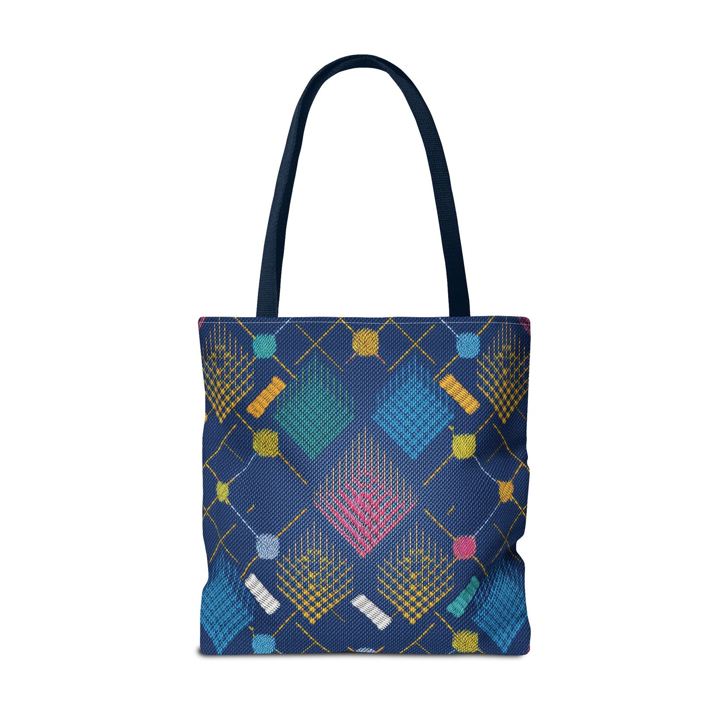 DIWALI DENIM PRINT CANVAS BAG HIGH-QUALITY 100% SPUN POLY 3 SIZES BAG-205-11