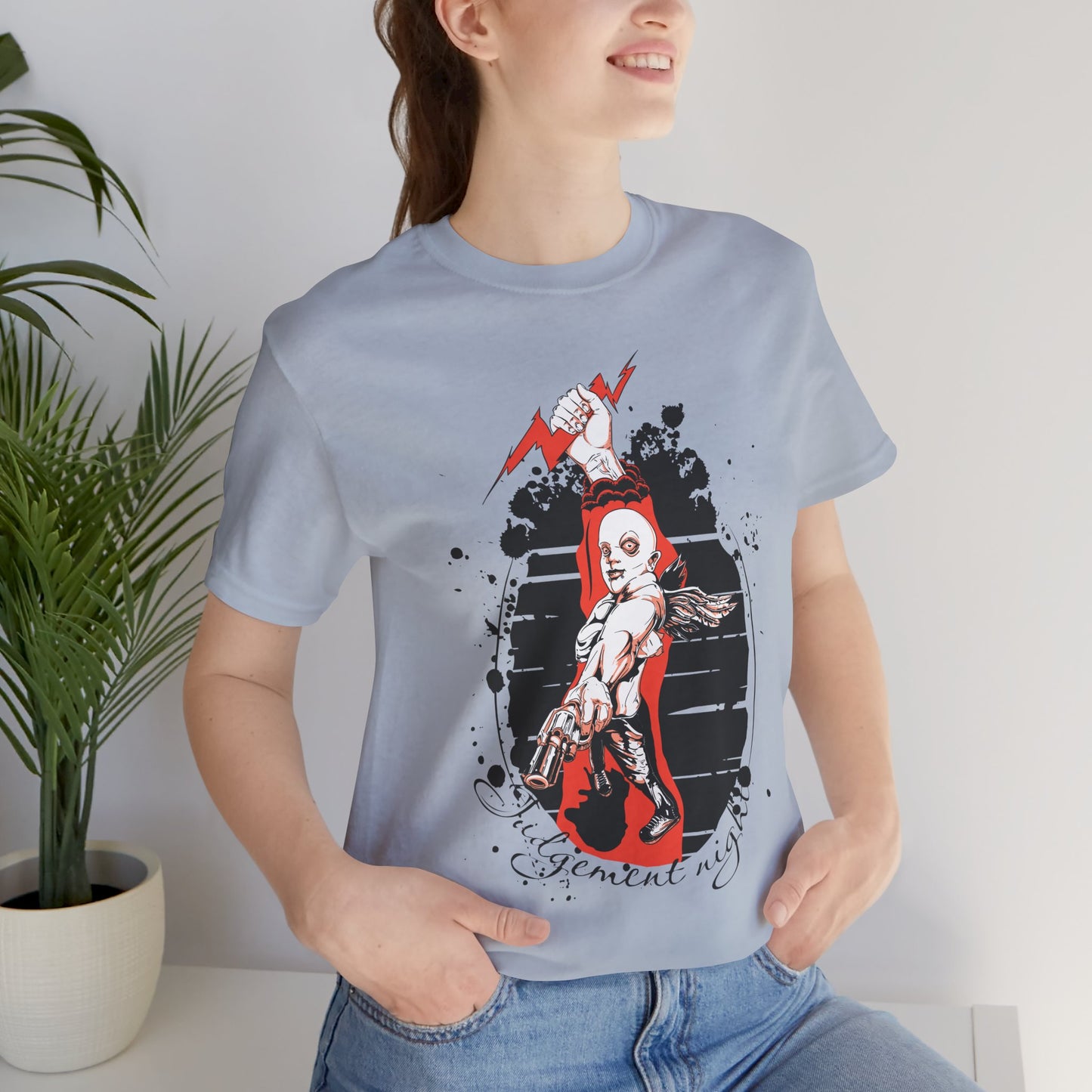 Judgment Night Tee, Artistic Tee, Graphic T-Shirt, Comic Tees, Artistic Comic T-Shirt, Vintage Top